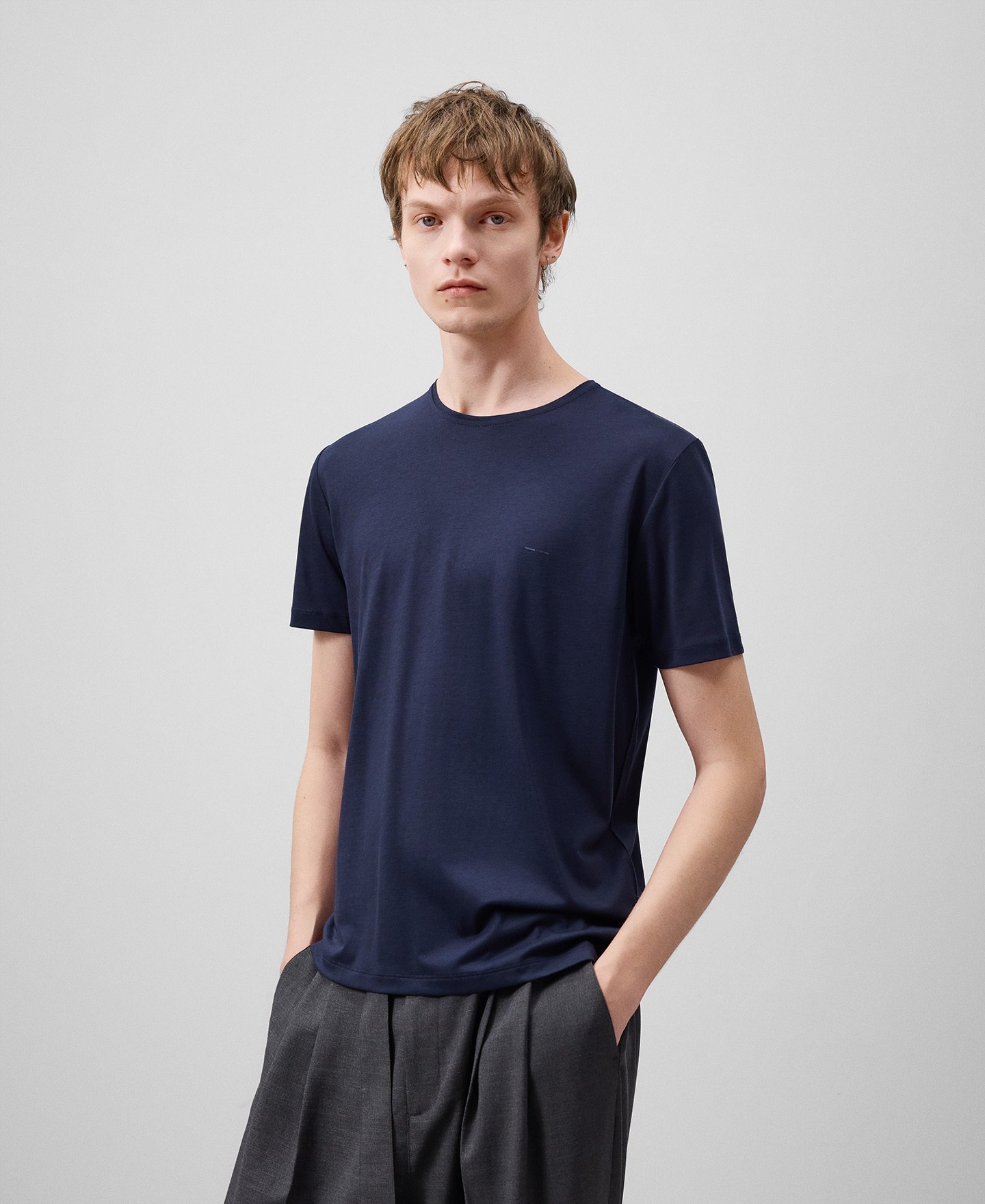 リヨセルとコットンのTシャツ(紳士用) image number 0
