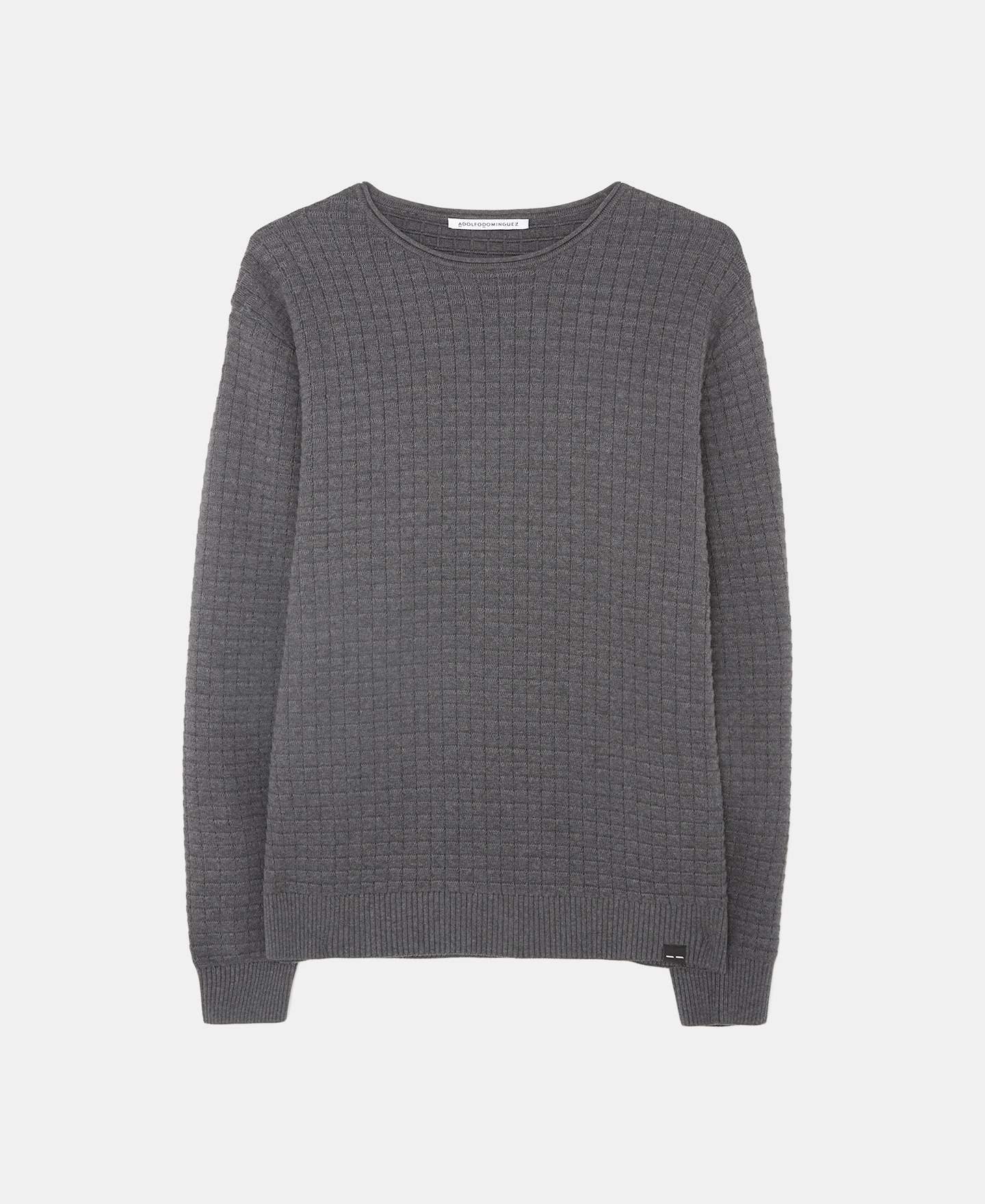 Cotton roll neck sweater image number 4