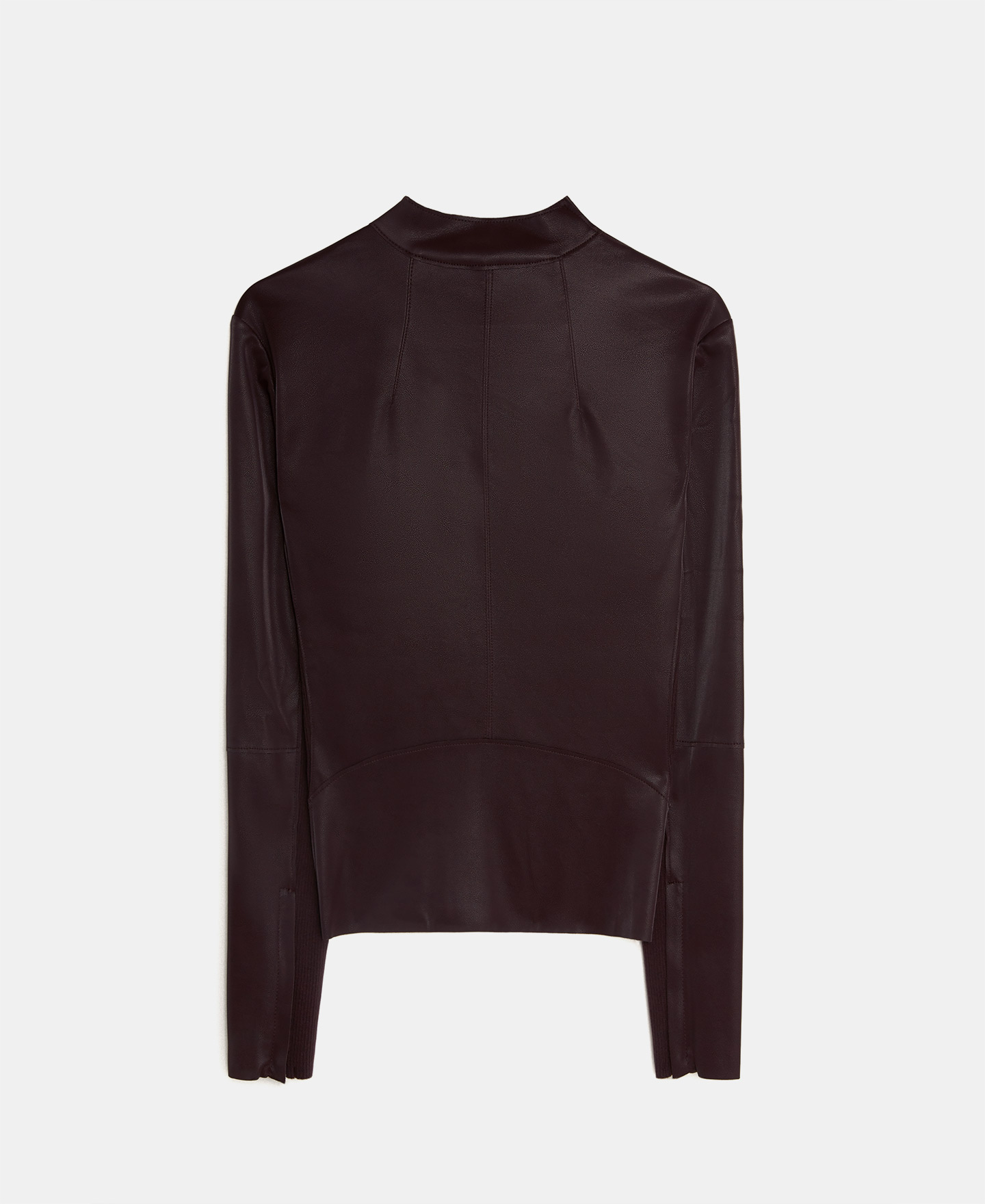 Eco-leather biker jacket image number 7