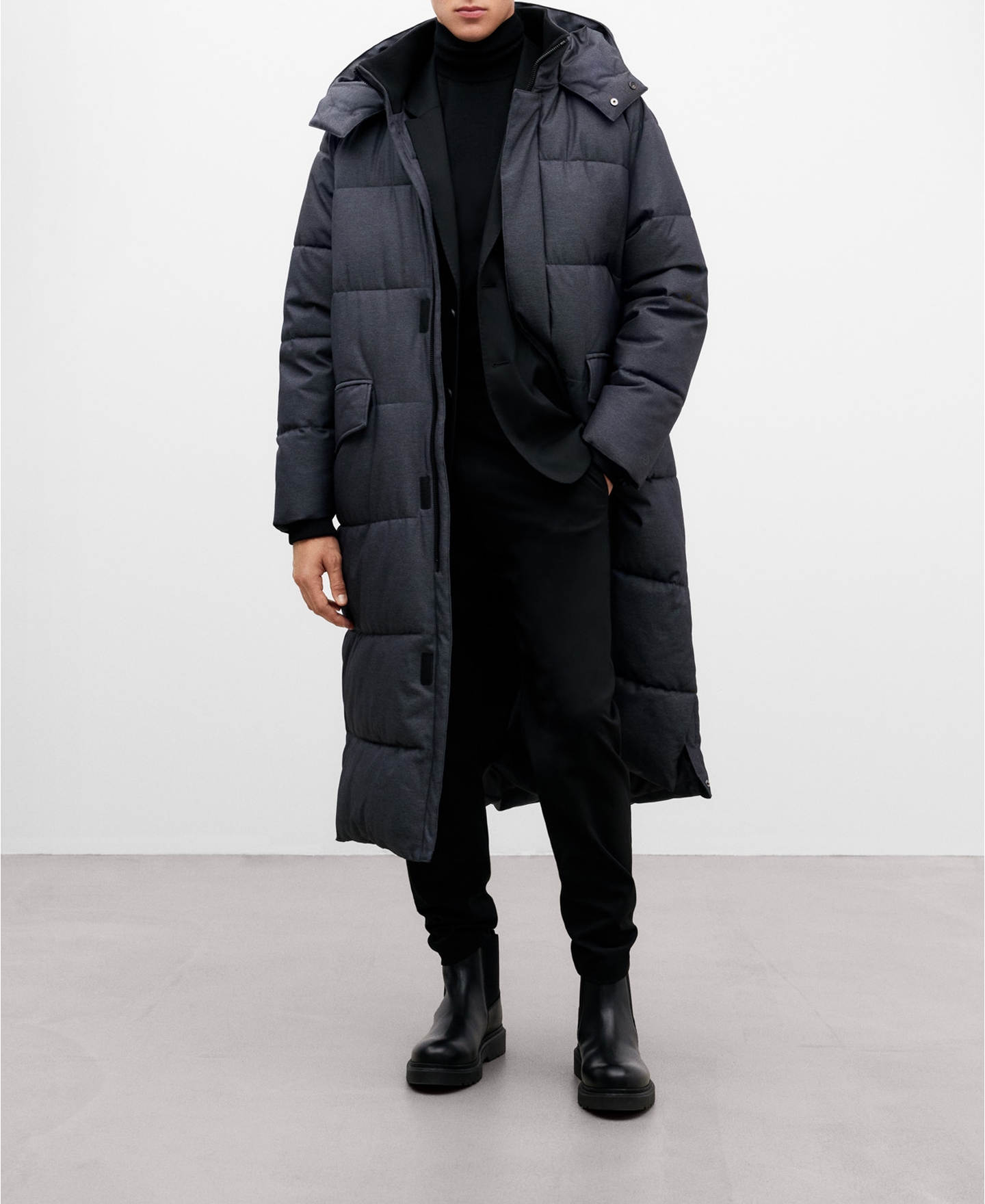 Pantalon de costume noir slim fit image number 1