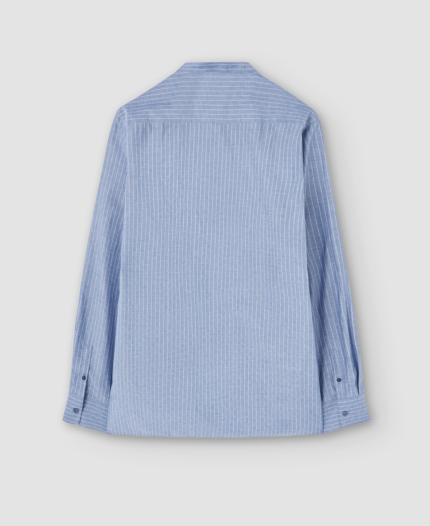 Mandarin collar baker's shirt image number 5