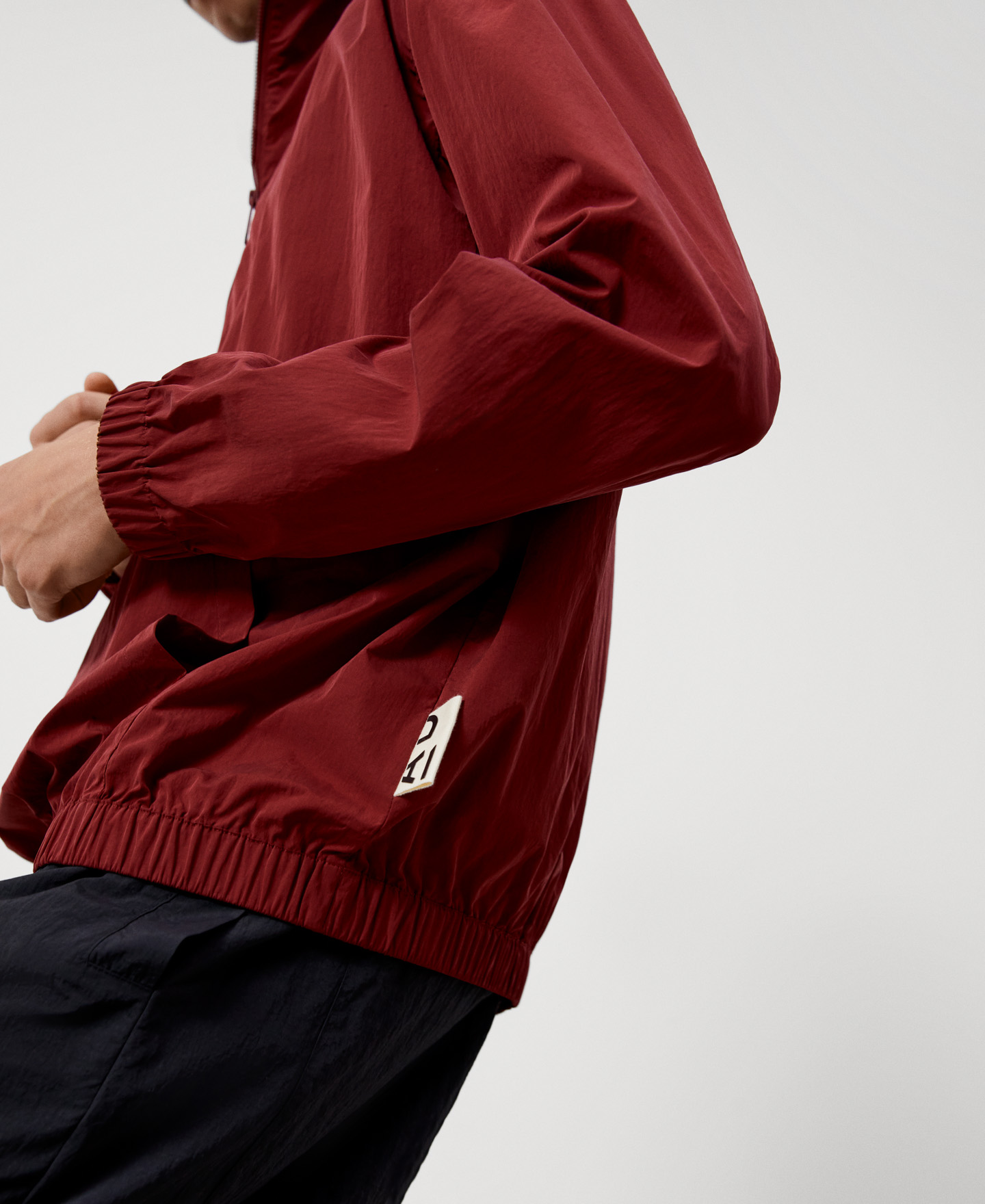 Recycled nylon turtleneck jacket image number 3