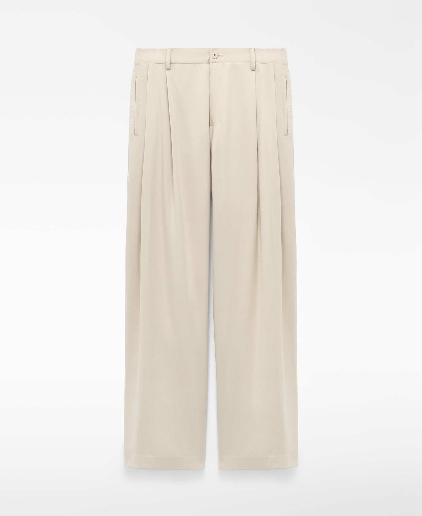 Pantal&oacute;n jogger en lyocell image number 4