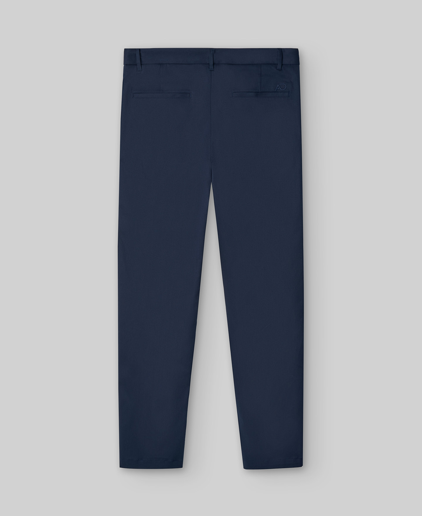 Microtextured chino trousers man image number 1