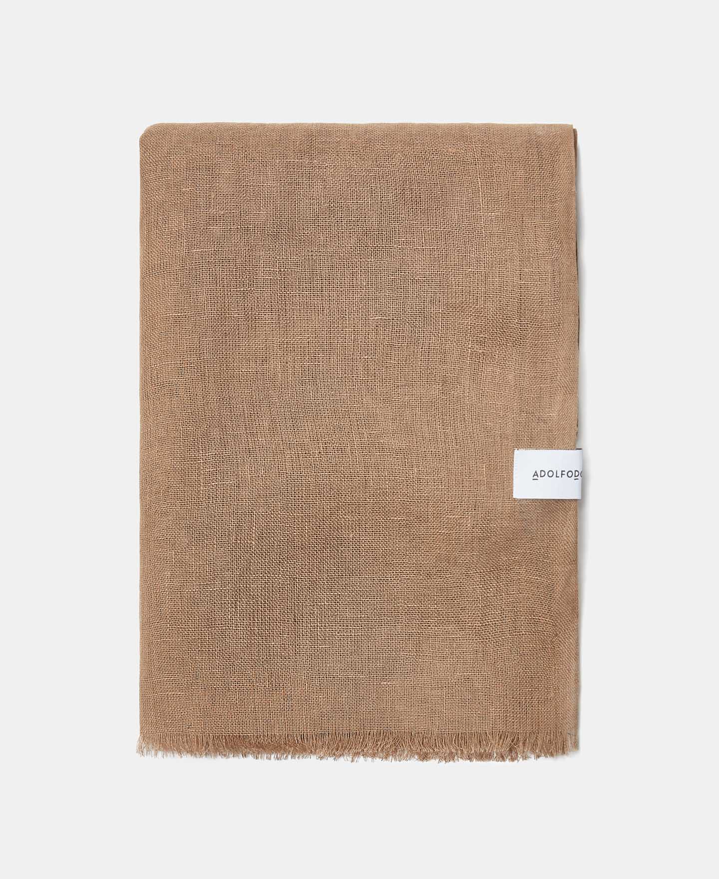 Plain linen foulard image number 0