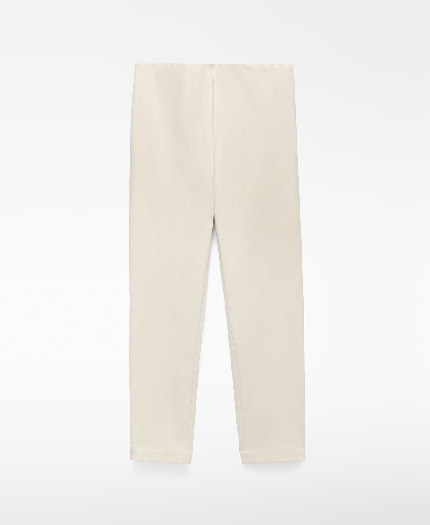Ankle-length slim fit trousers image number 4