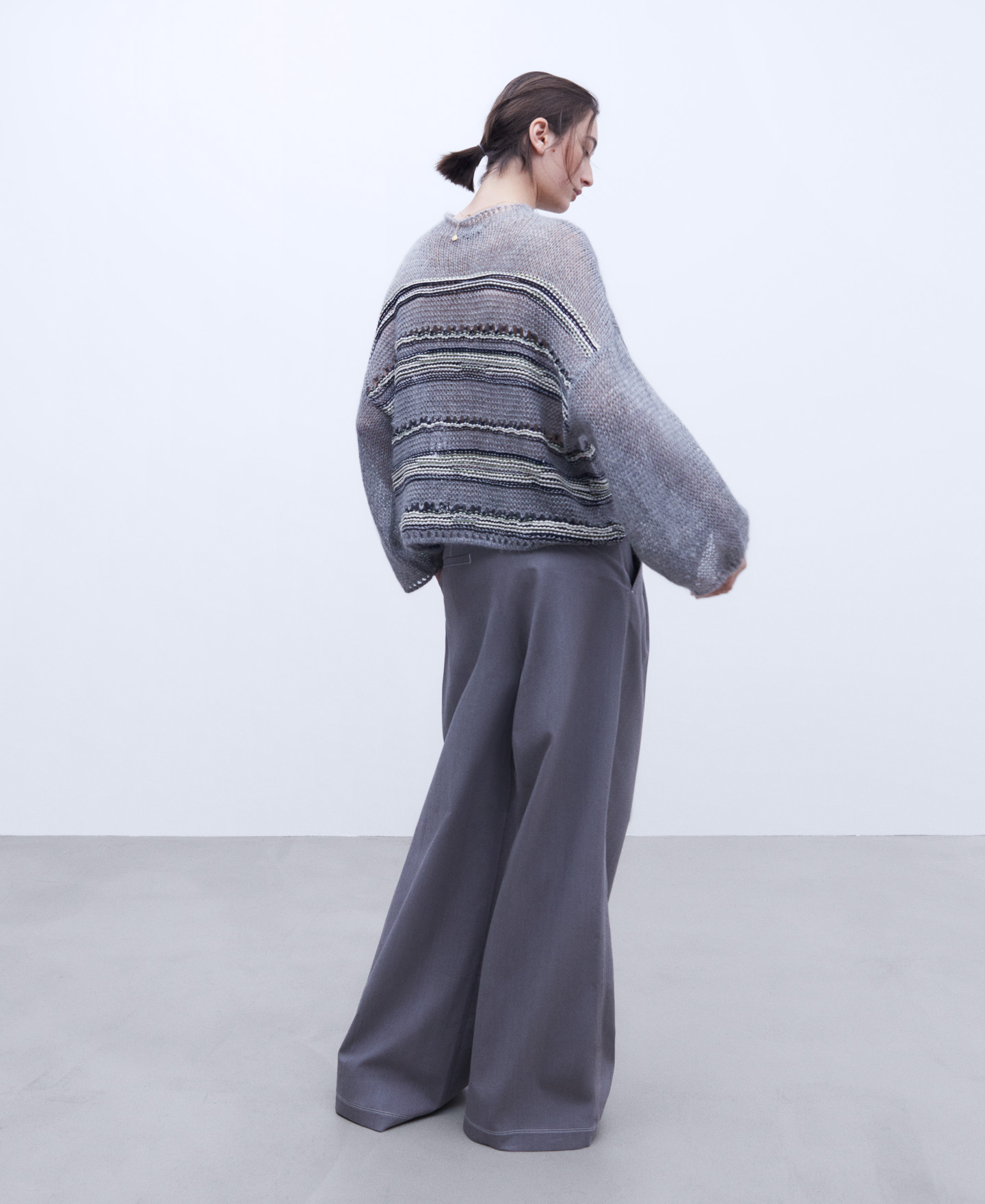Oversize jacquard sweater image number 2