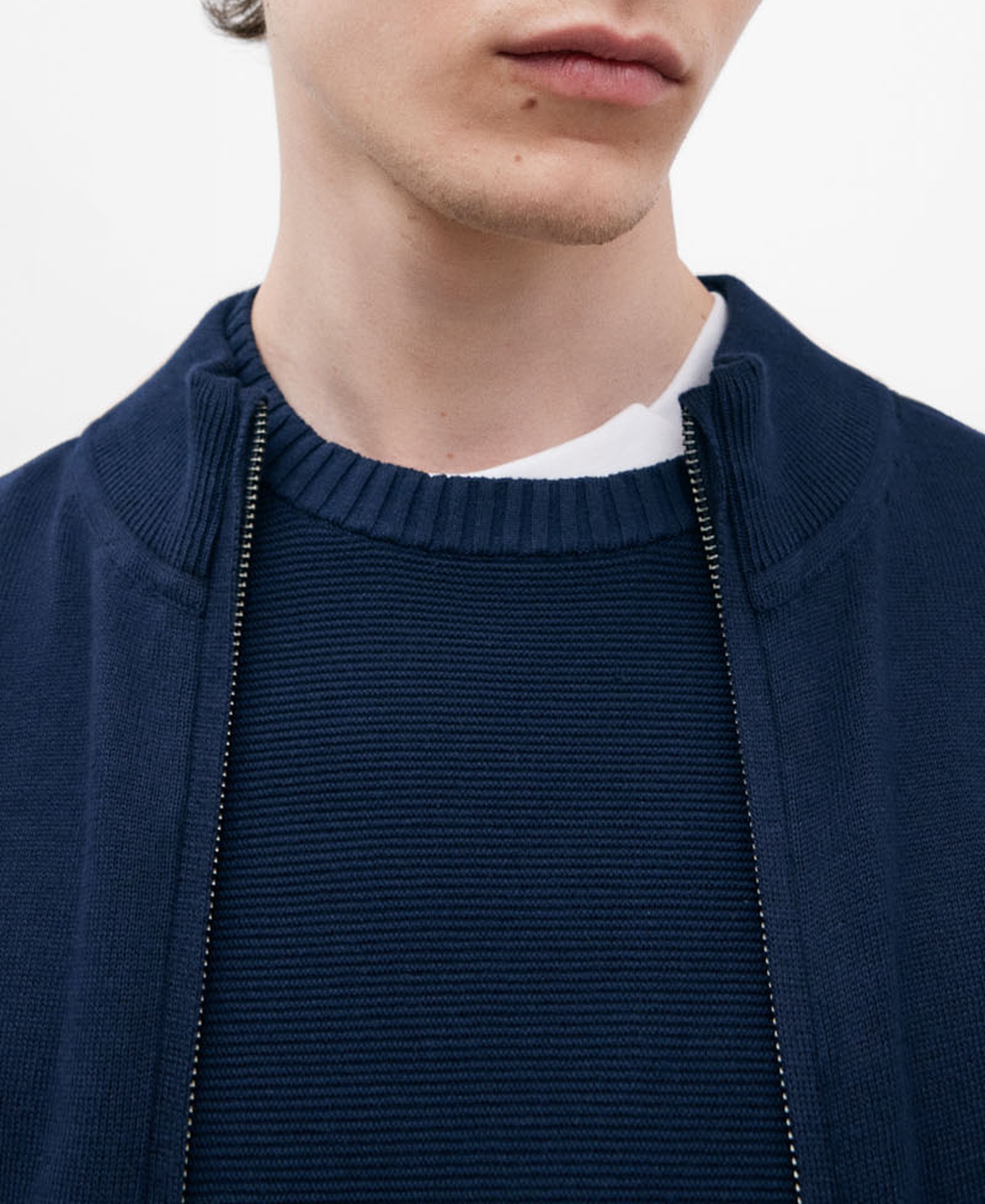 Cárdigan en algodón hombre image number 3