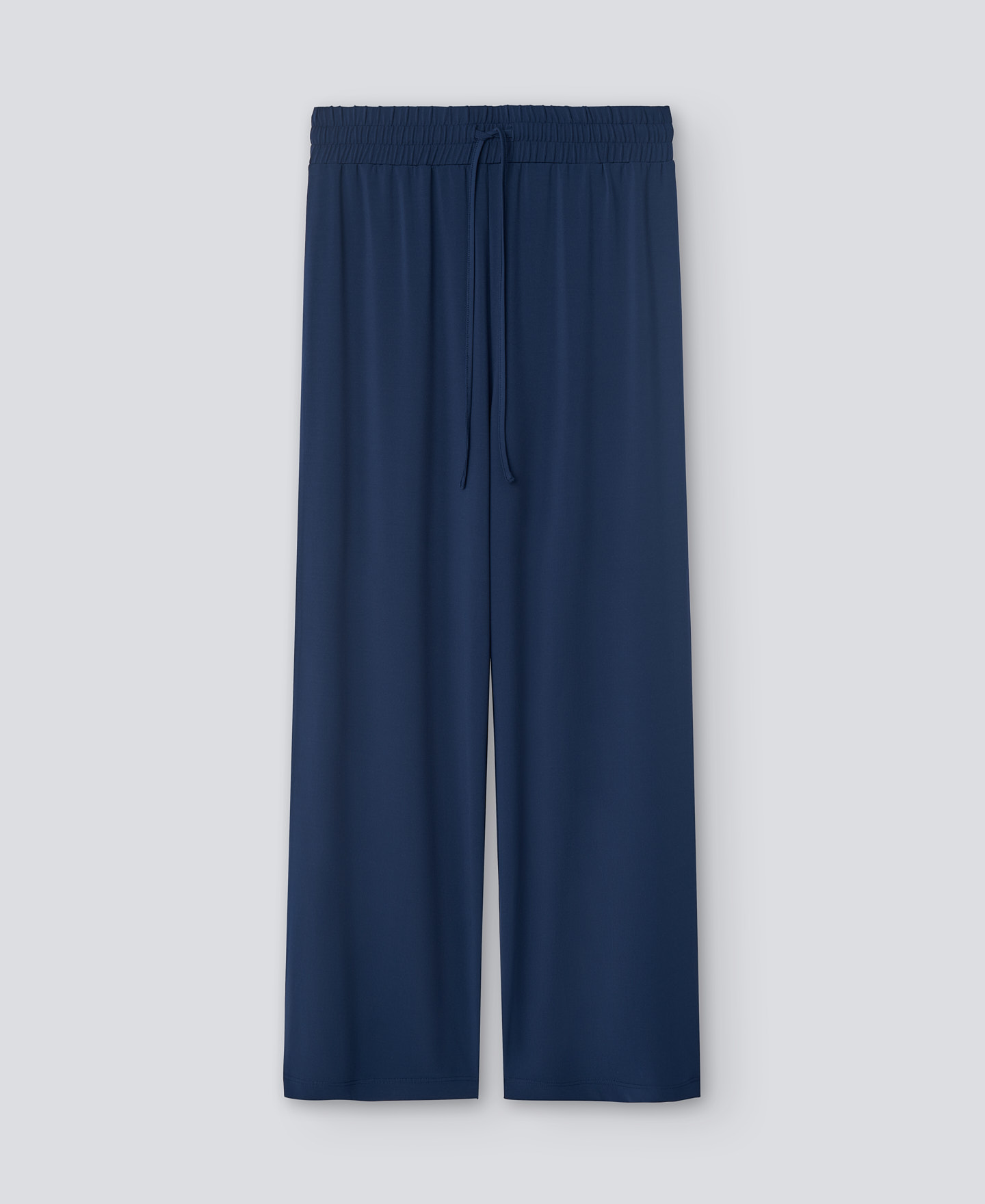 Navy blue jogger trousers woman image number 4