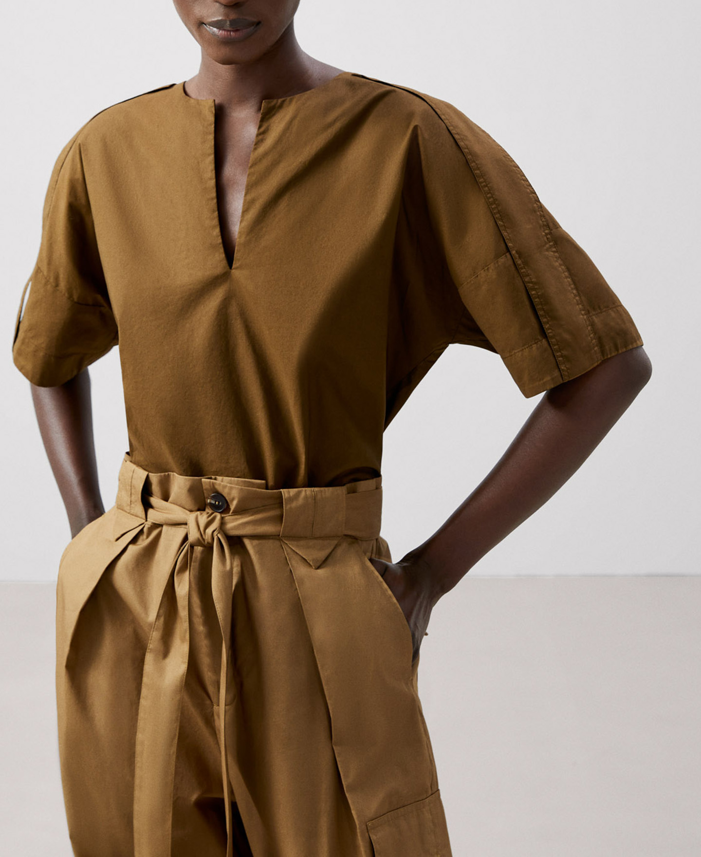 Responsible cotton short sleeve shirt image number 0