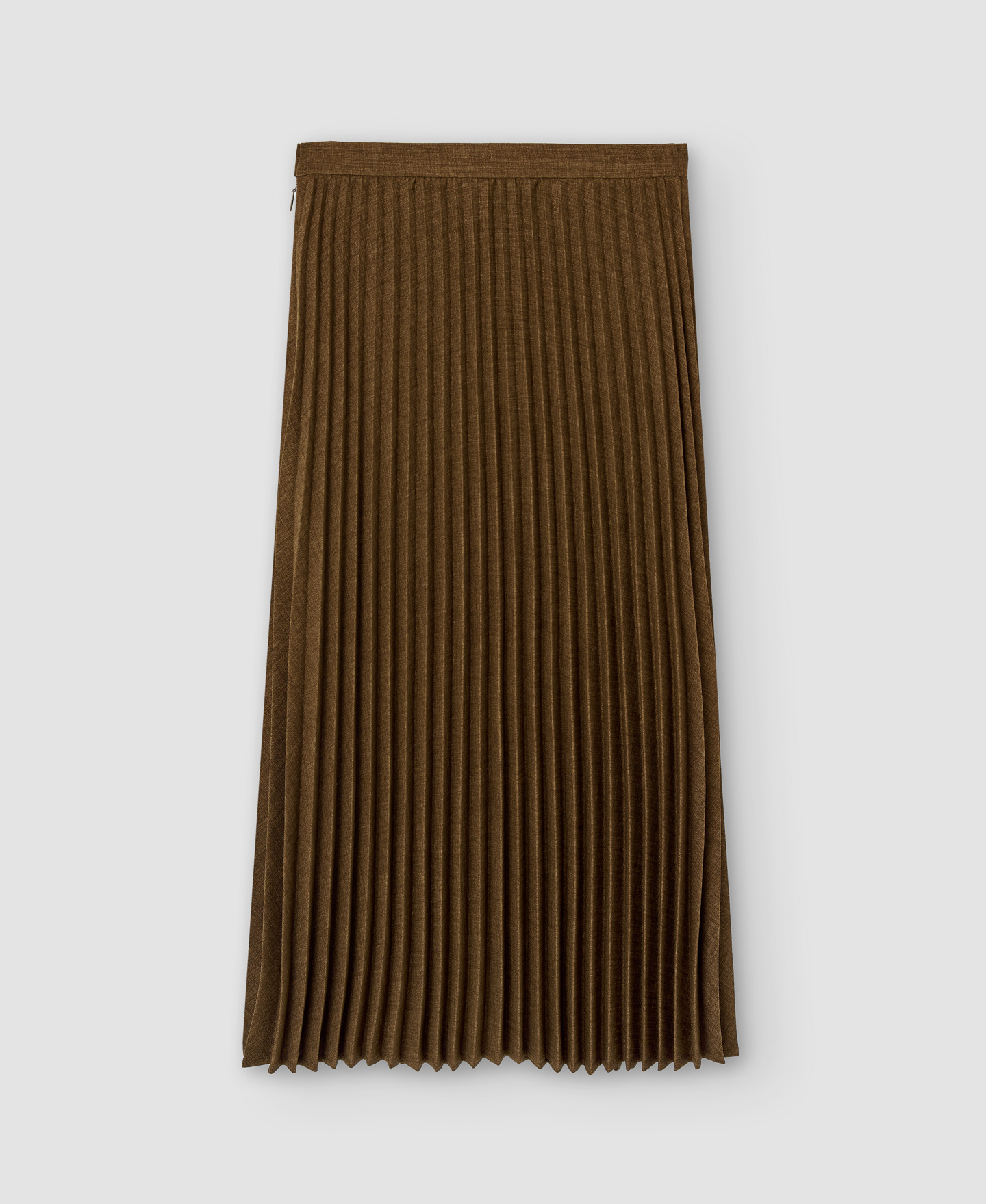 Pleated midi skirt image number 5