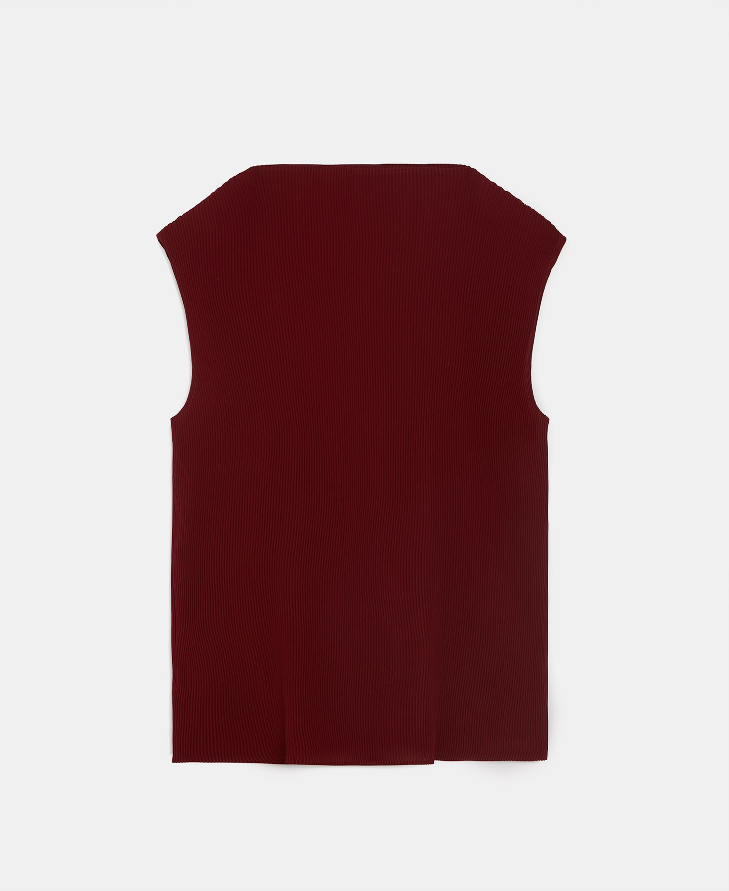 Pleated top with asymmetrical hem image number 5