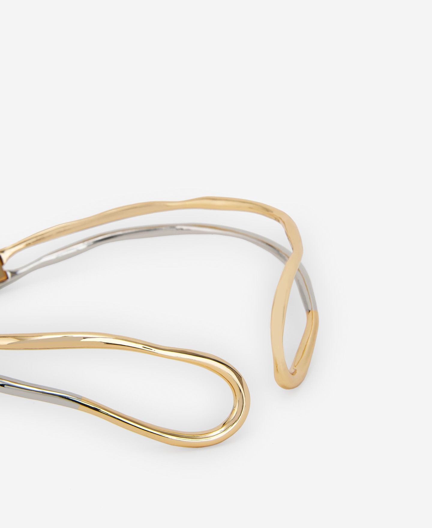 Two-coloured choker necklace image number 1