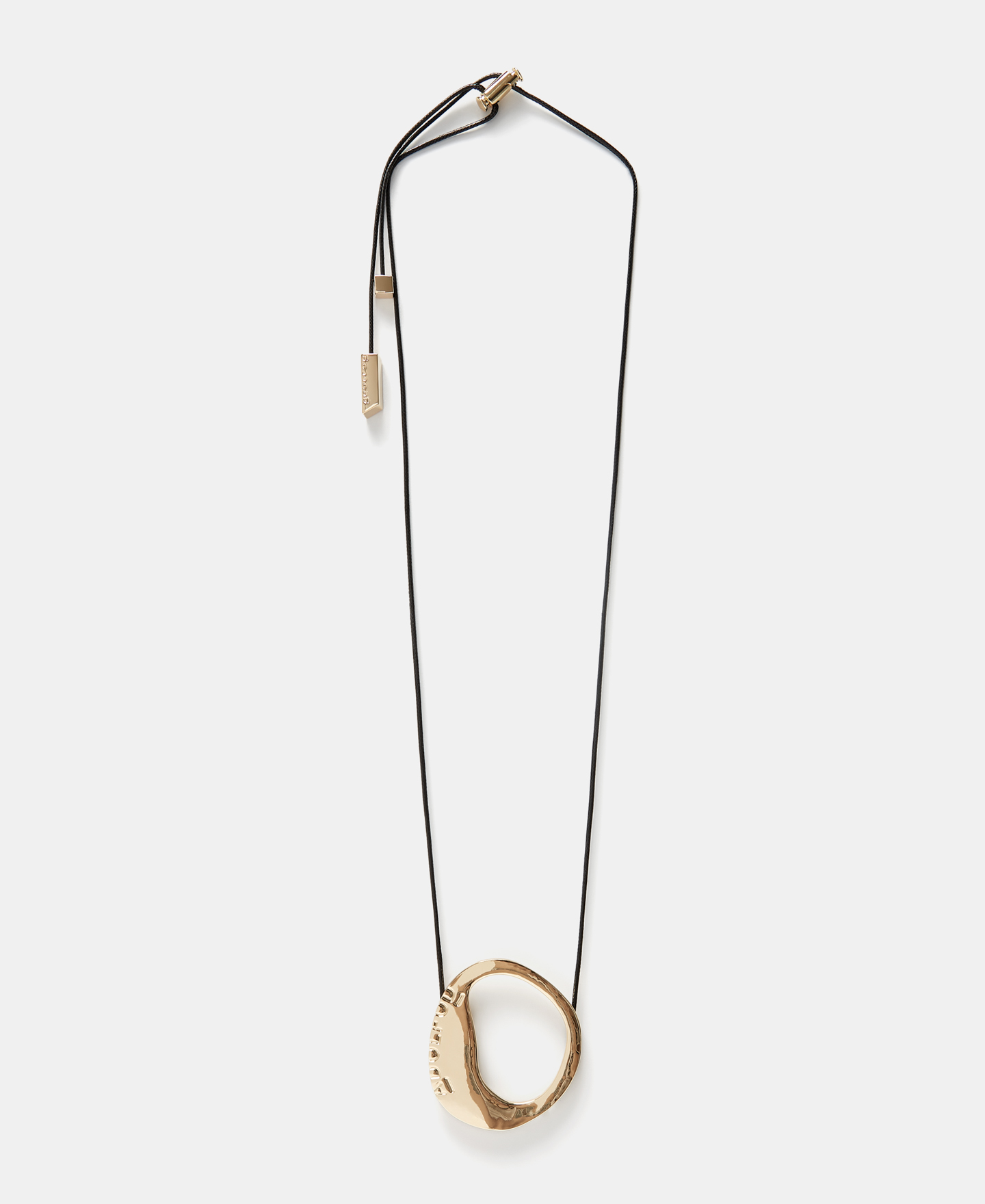 Organic zinc-plated necklace image number 0