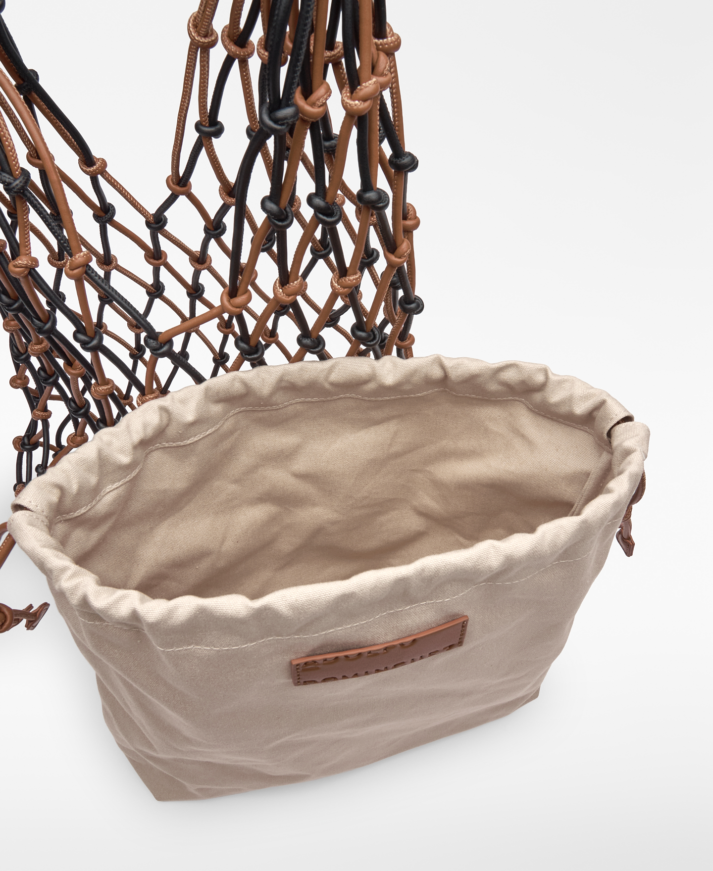 Nube knotted tubular large bag image number 2