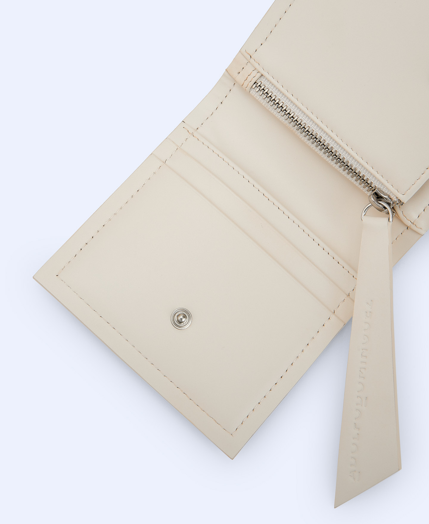 Asymmetric leather wallet image number 2