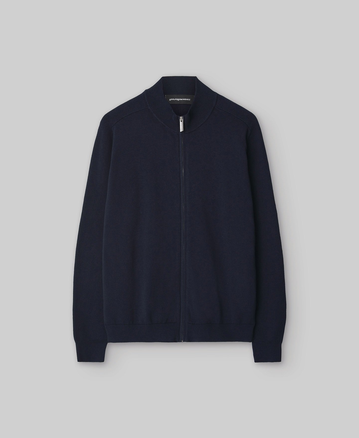 Organic cotton knit cardigan man image number 4