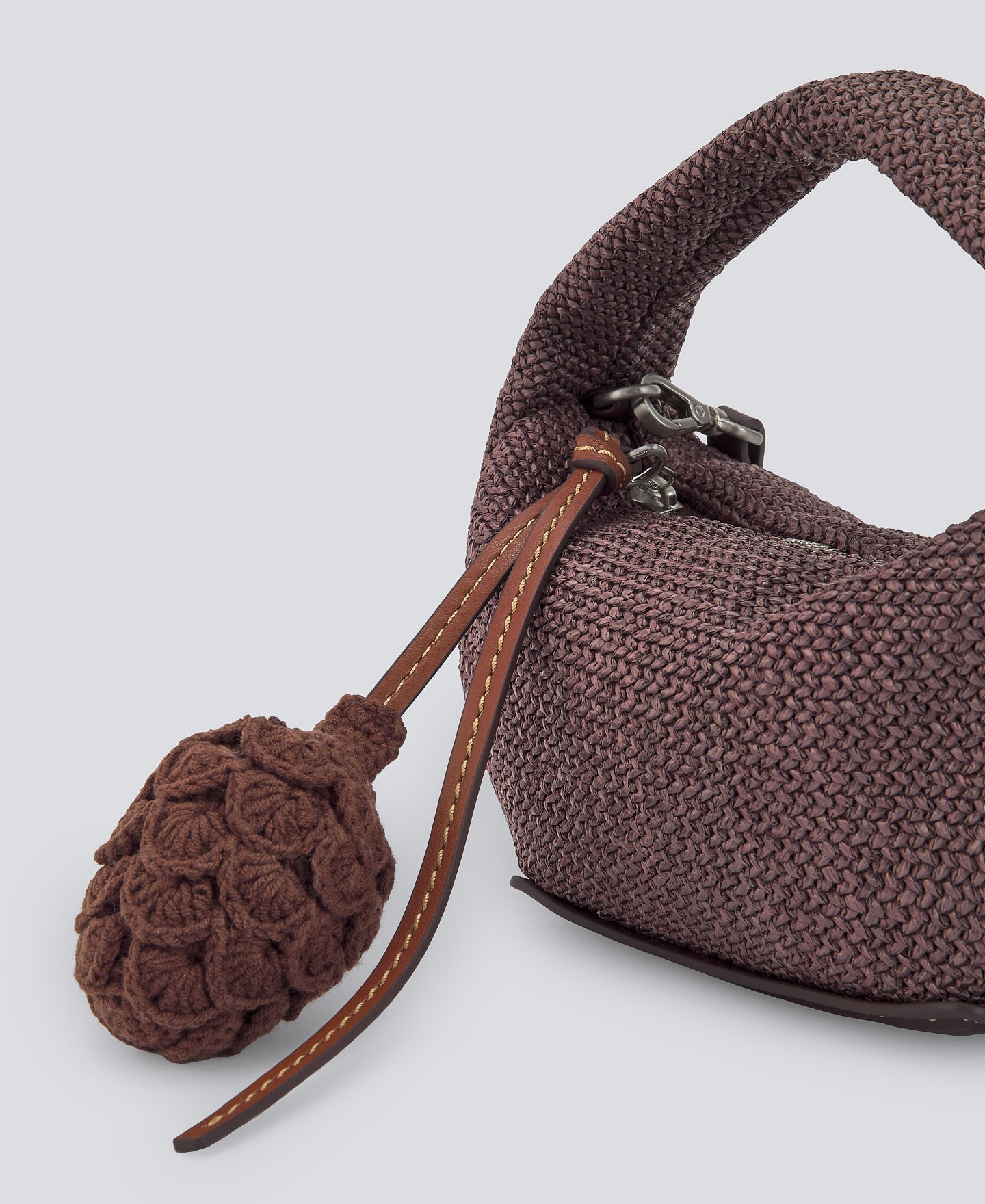 Mini hobo trenzado mujer image number 3