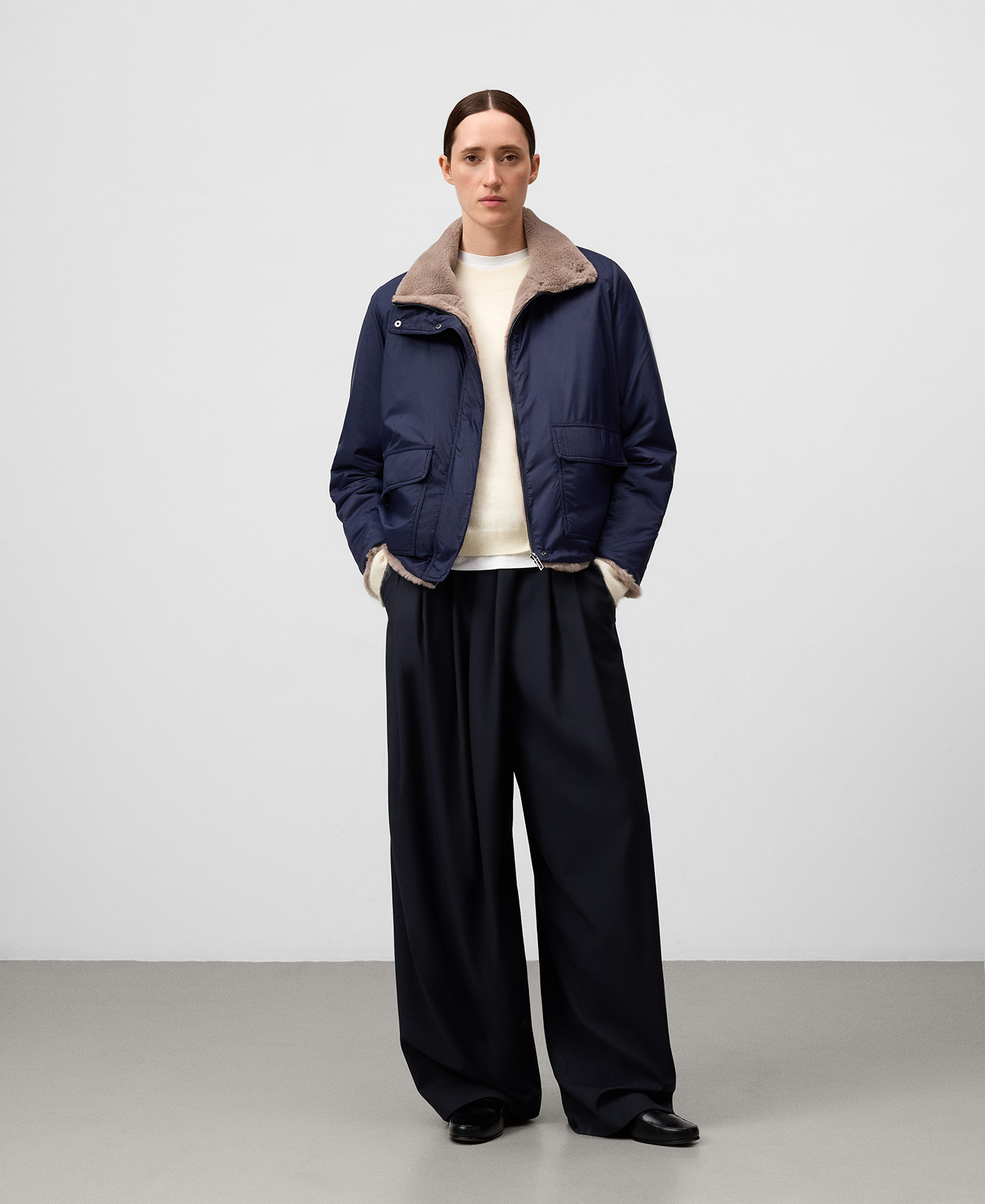 Nylon short jacket woman image number 1
