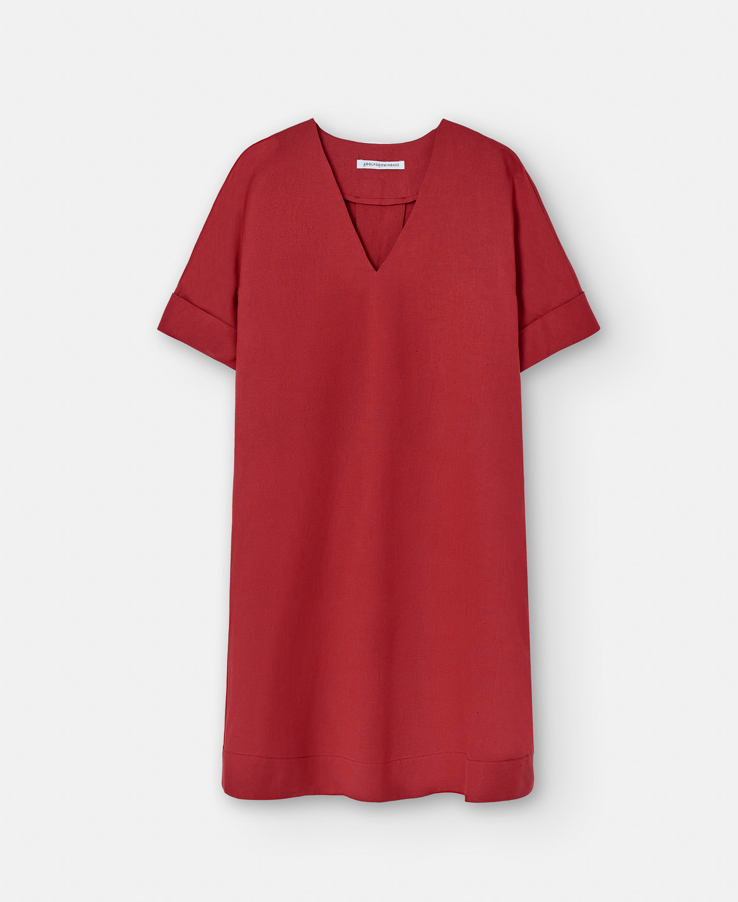 Linen A-line dress image number 4