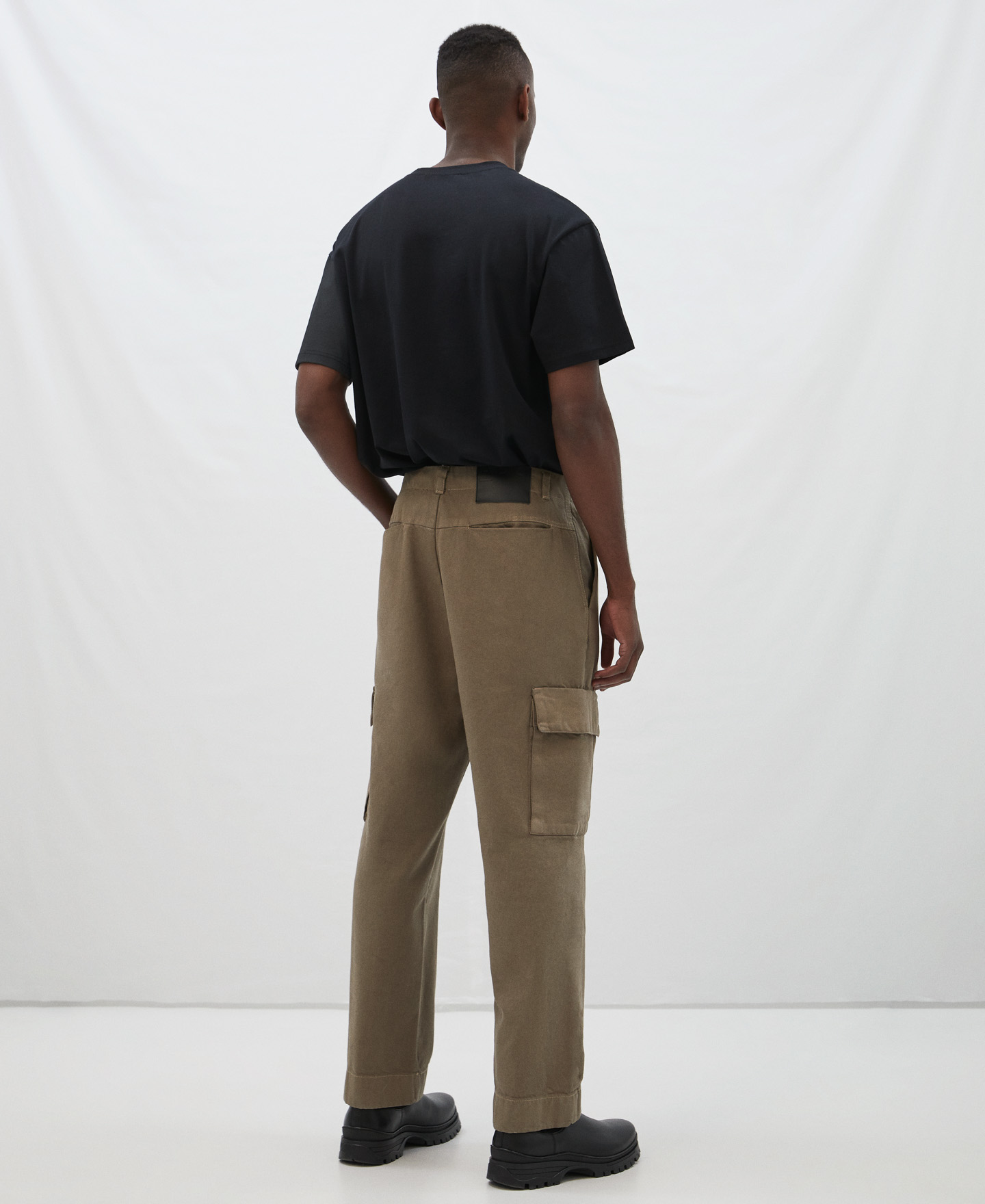 Cotton cargo trousers image number 2