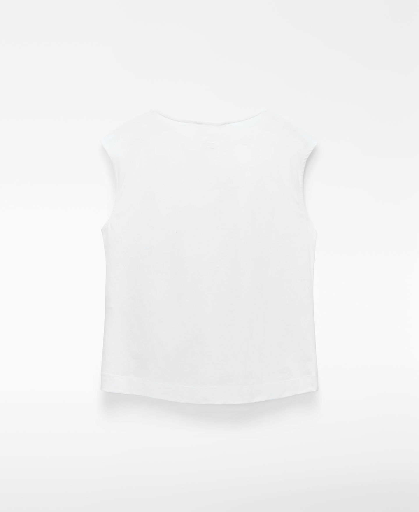 Cotton draped collar straight-cut shirt image number 1