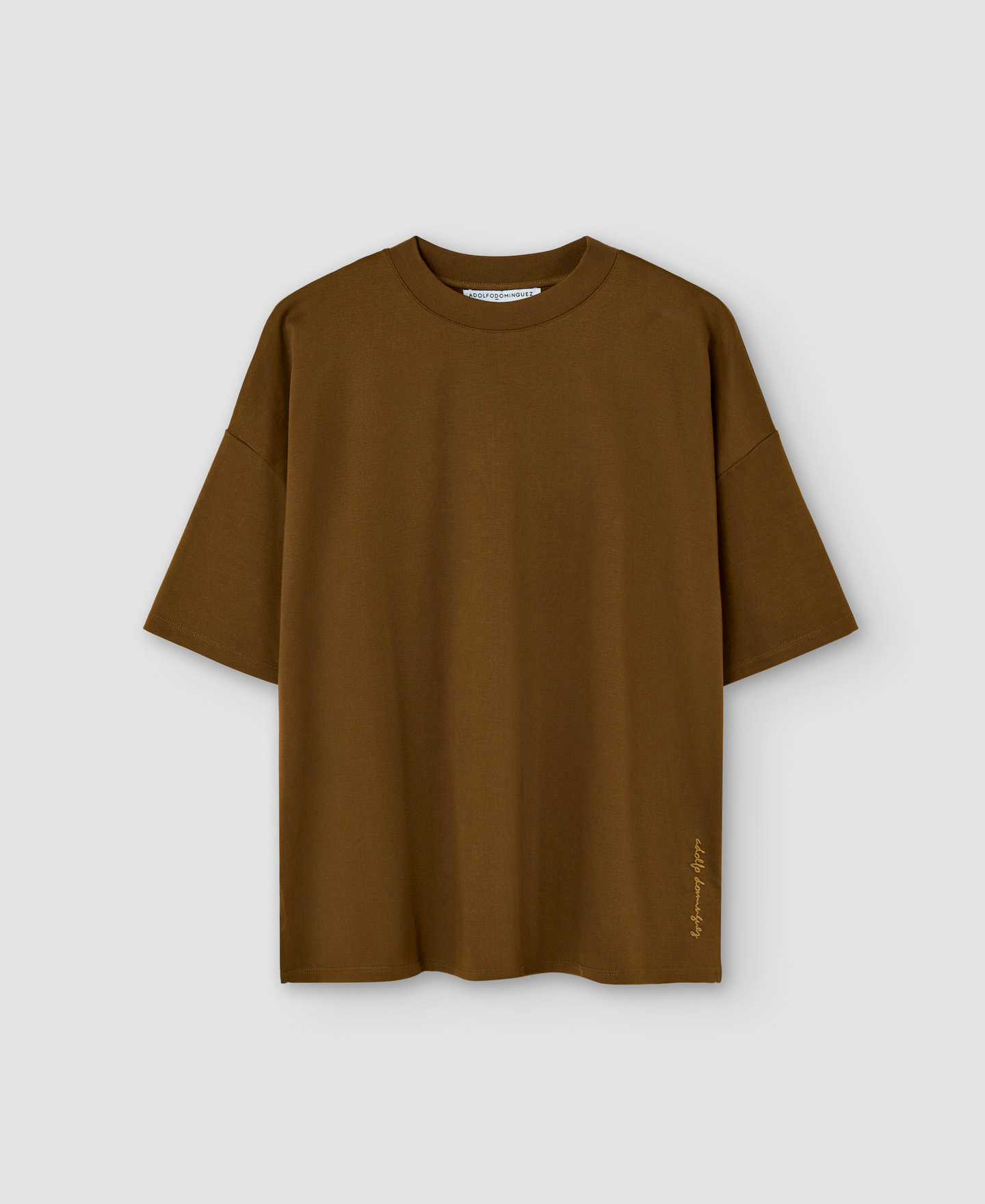 Cotton dropped shoulder T-shirt image number 4