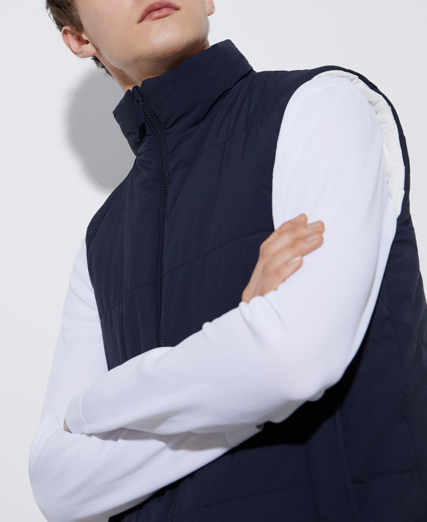 リバーシブル ナイロン パデッドベスト image number 3