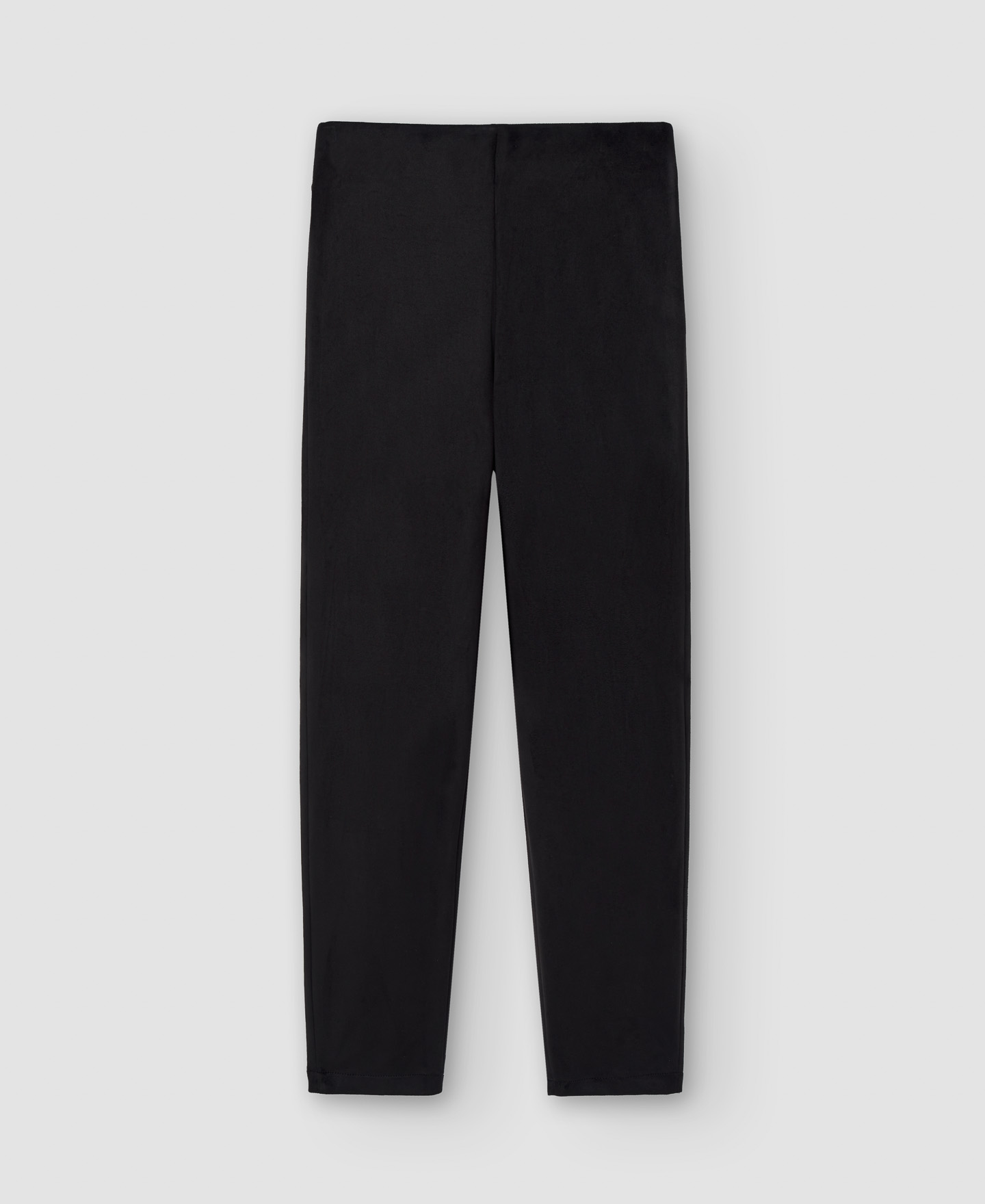 Stretch faux suede leggings image number 4
