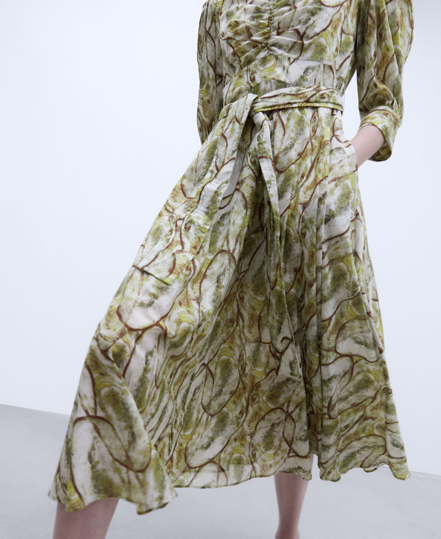 Cotton printed dress image number 3