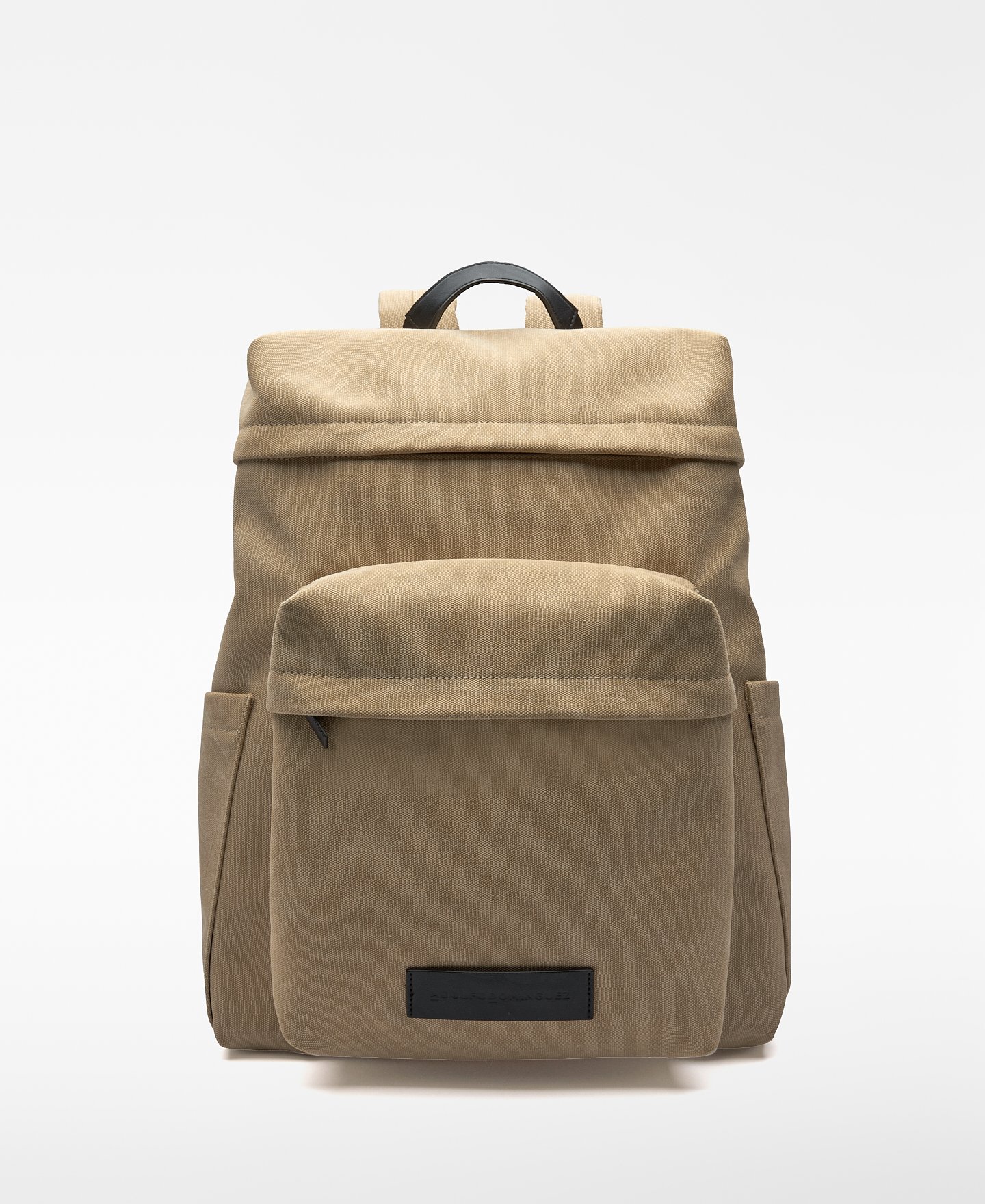 Fabric backpack with maxi pocket image number 0