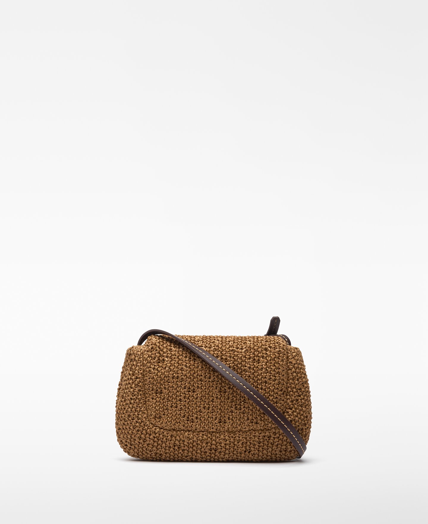 Dorna raffia-textured mini bag woman image number 1