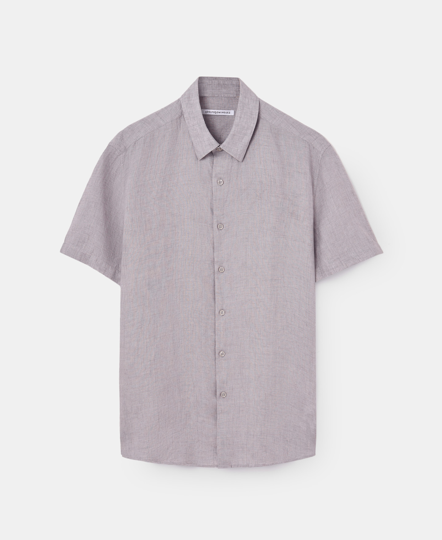 Short sleeve linen shirt image number 4