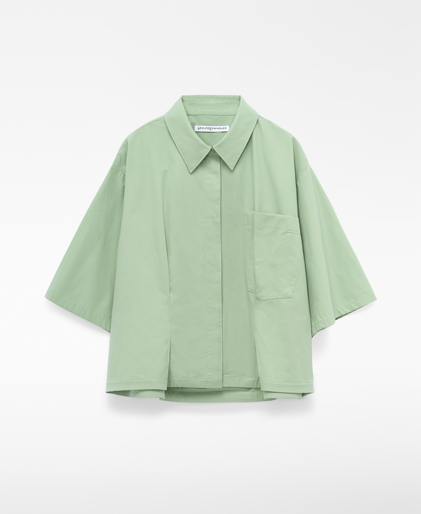 Camisa evas&eacute; estructurada algod&oacute;n image number 4