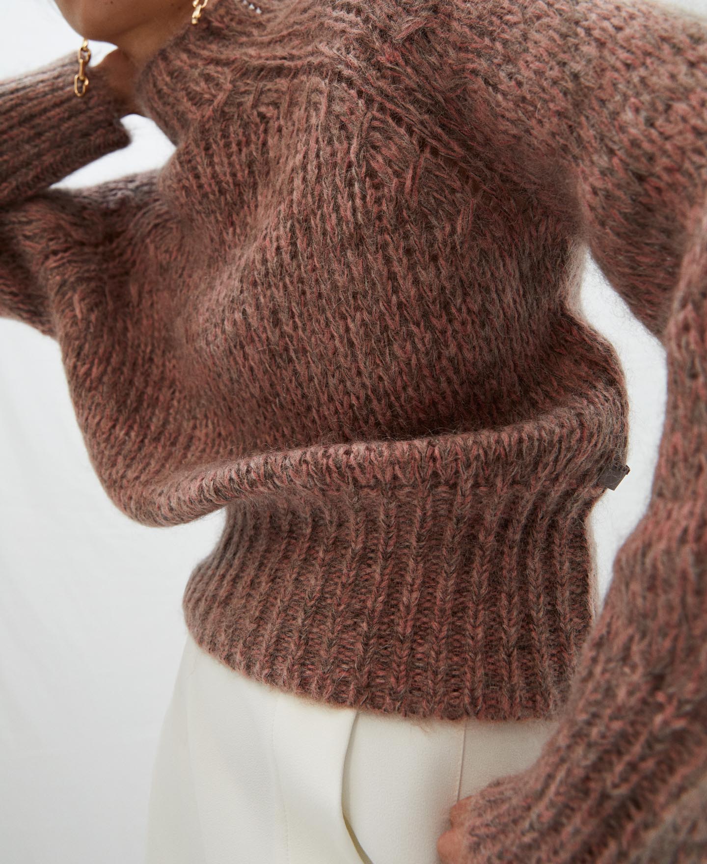 Jersey con cuello chimenea image number 3