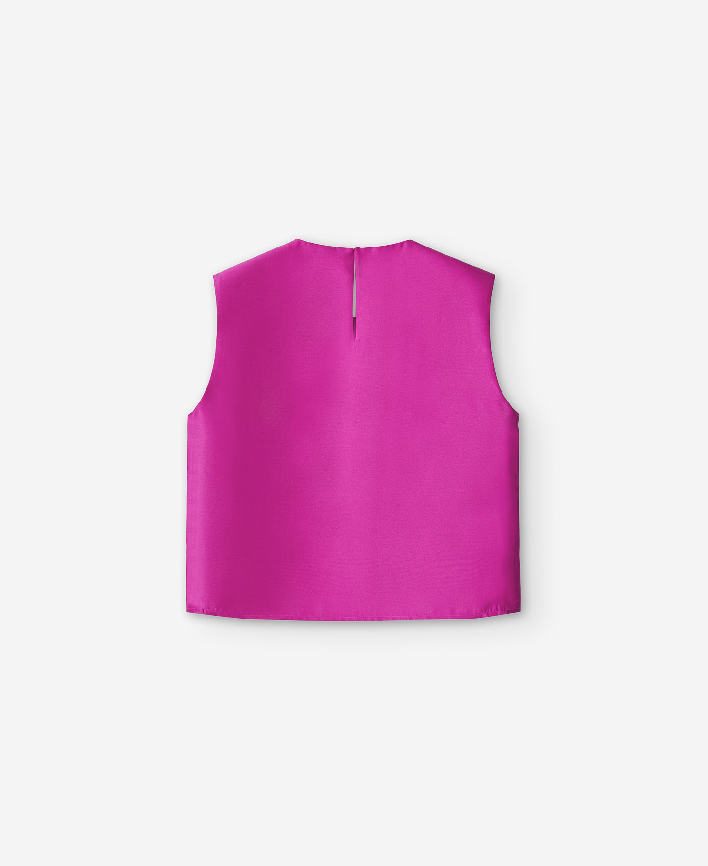 Crew neck straight-line top image number 5