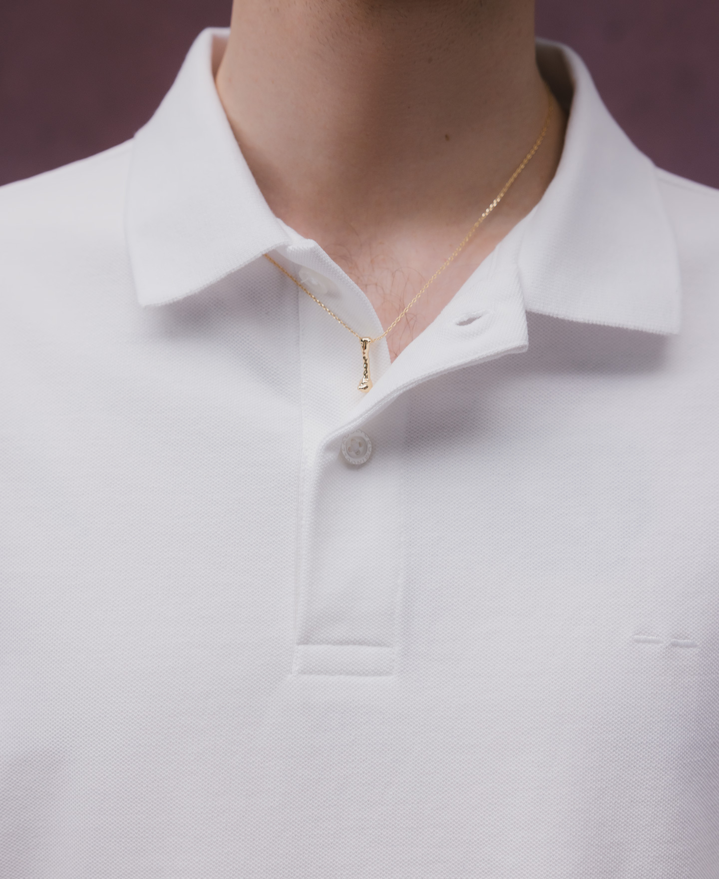 Cotton oversize polo shirt man image number 3