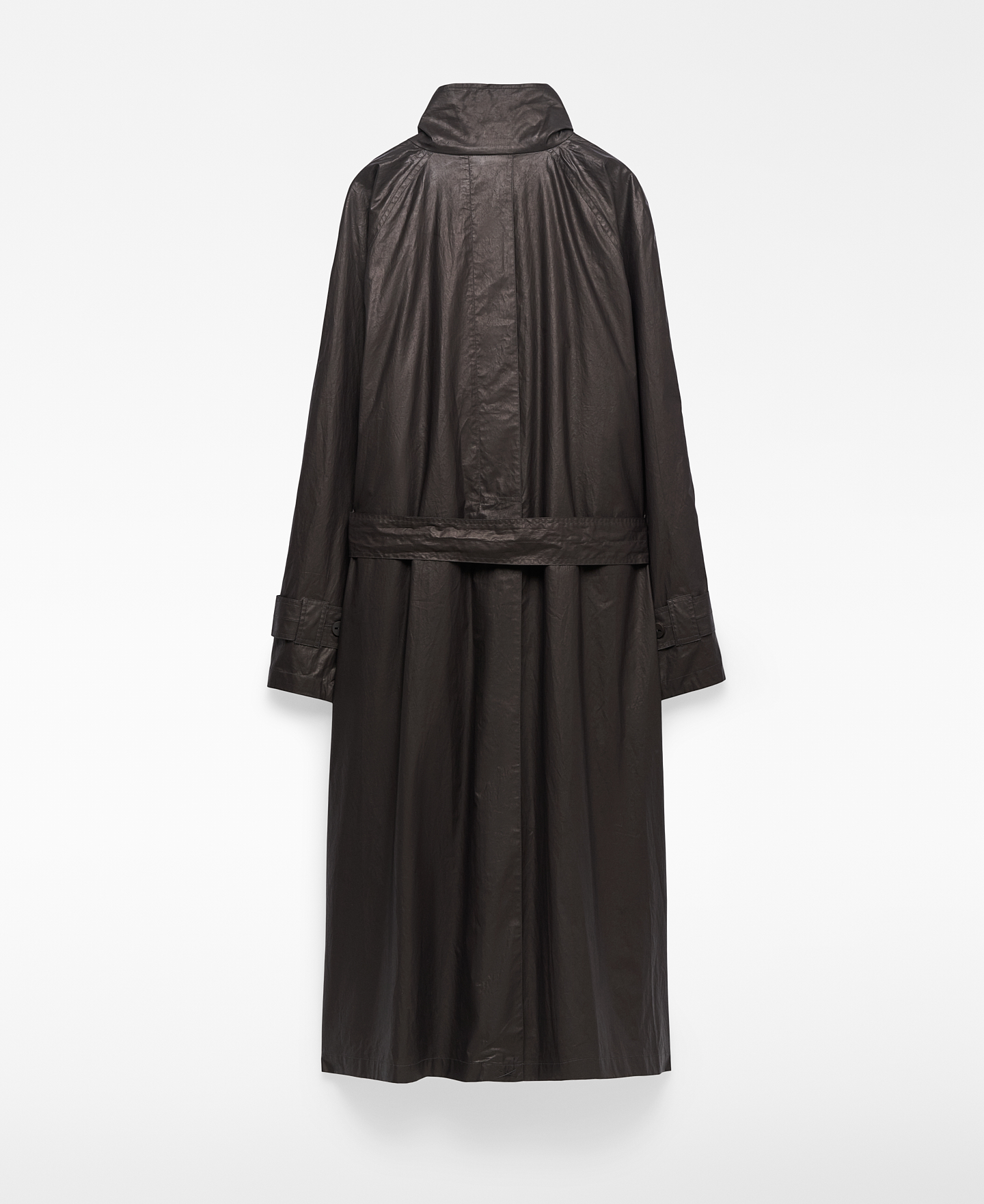 Organic cotton trench coat woman image number 7