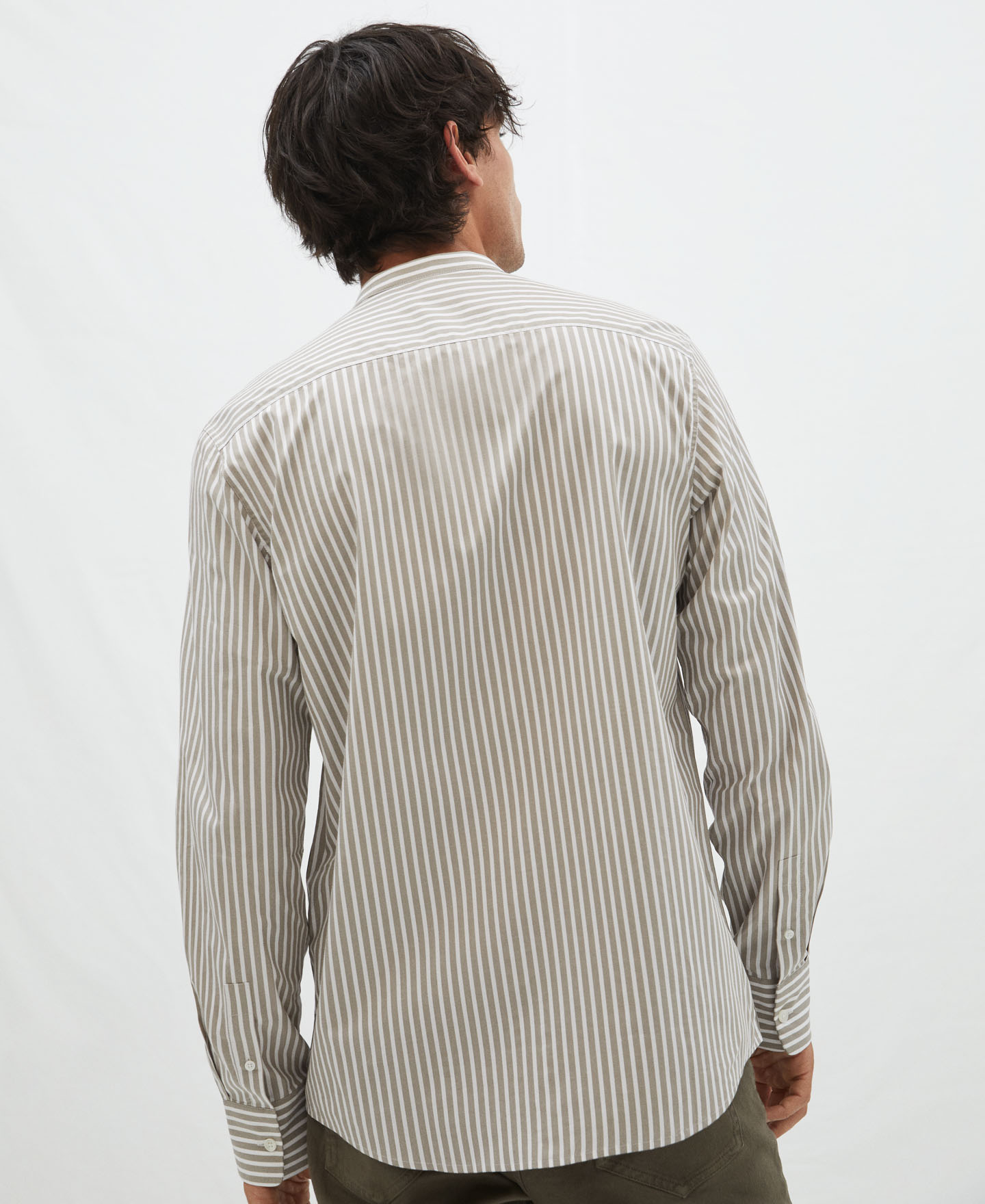 Striped shirt in cotton image number 2