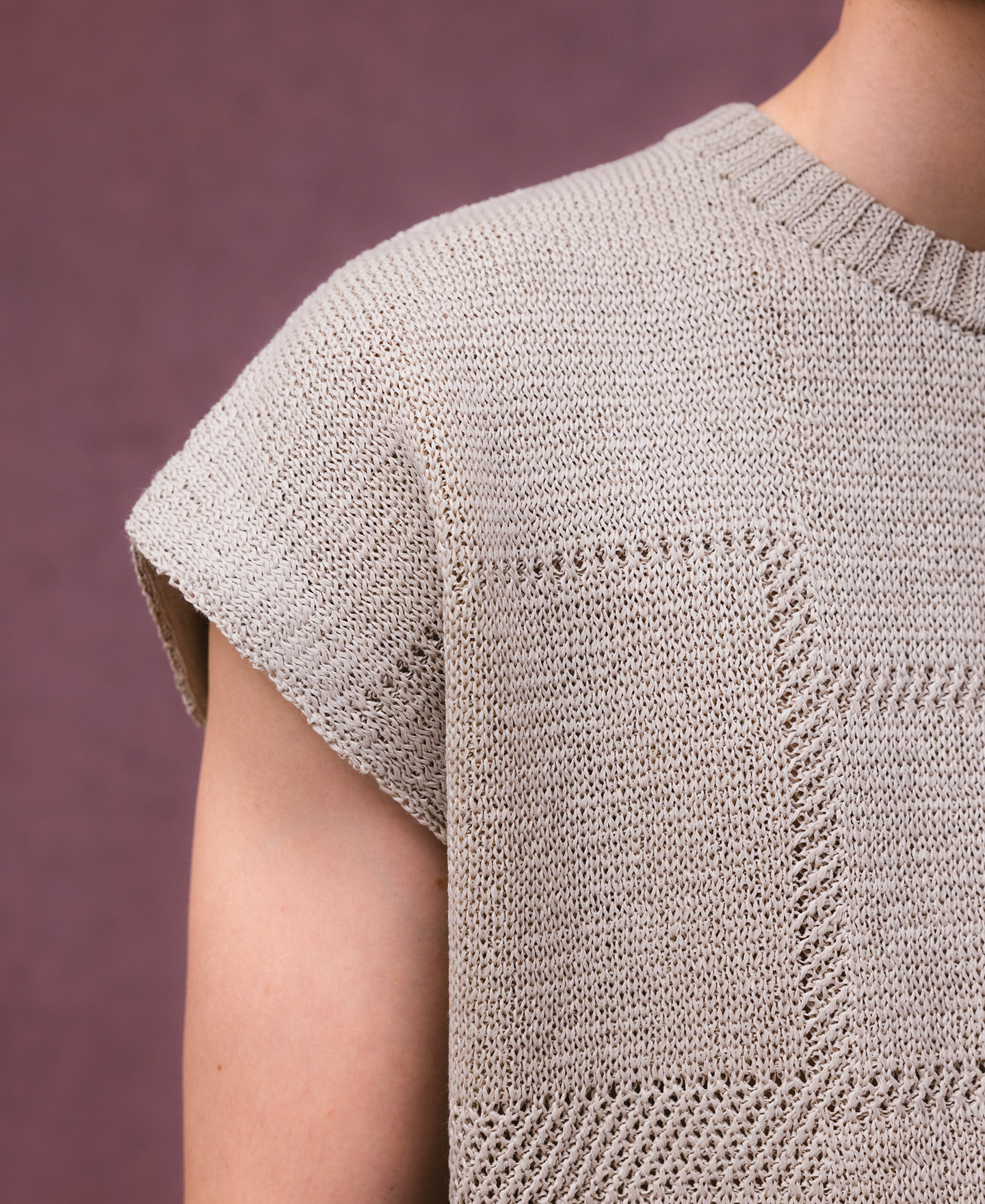 Chaleco punto jacquard hombre image number 3