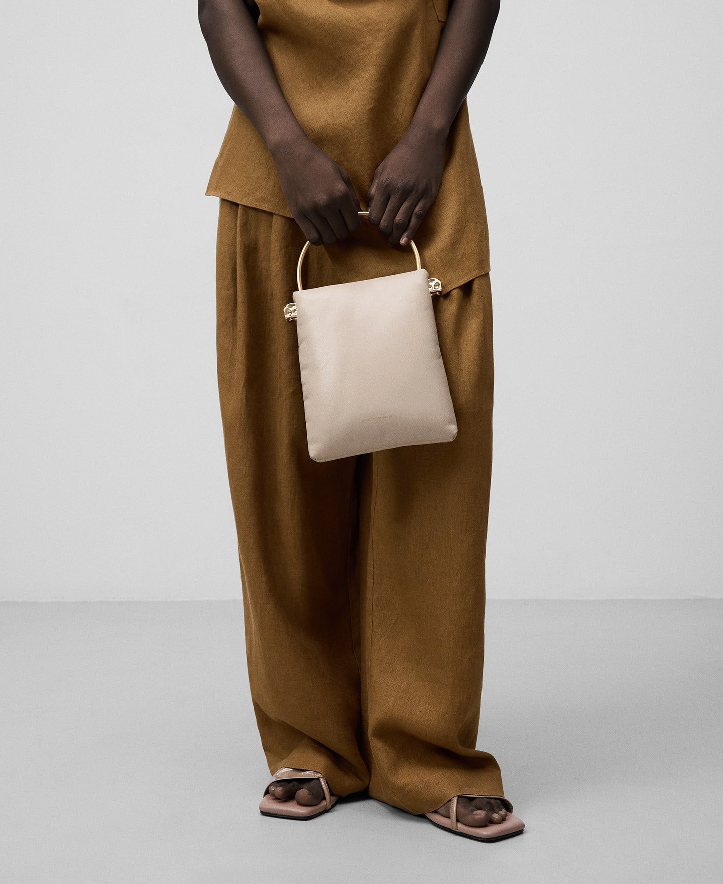 Leather-Non-Leather cocktail bag woman image number 4