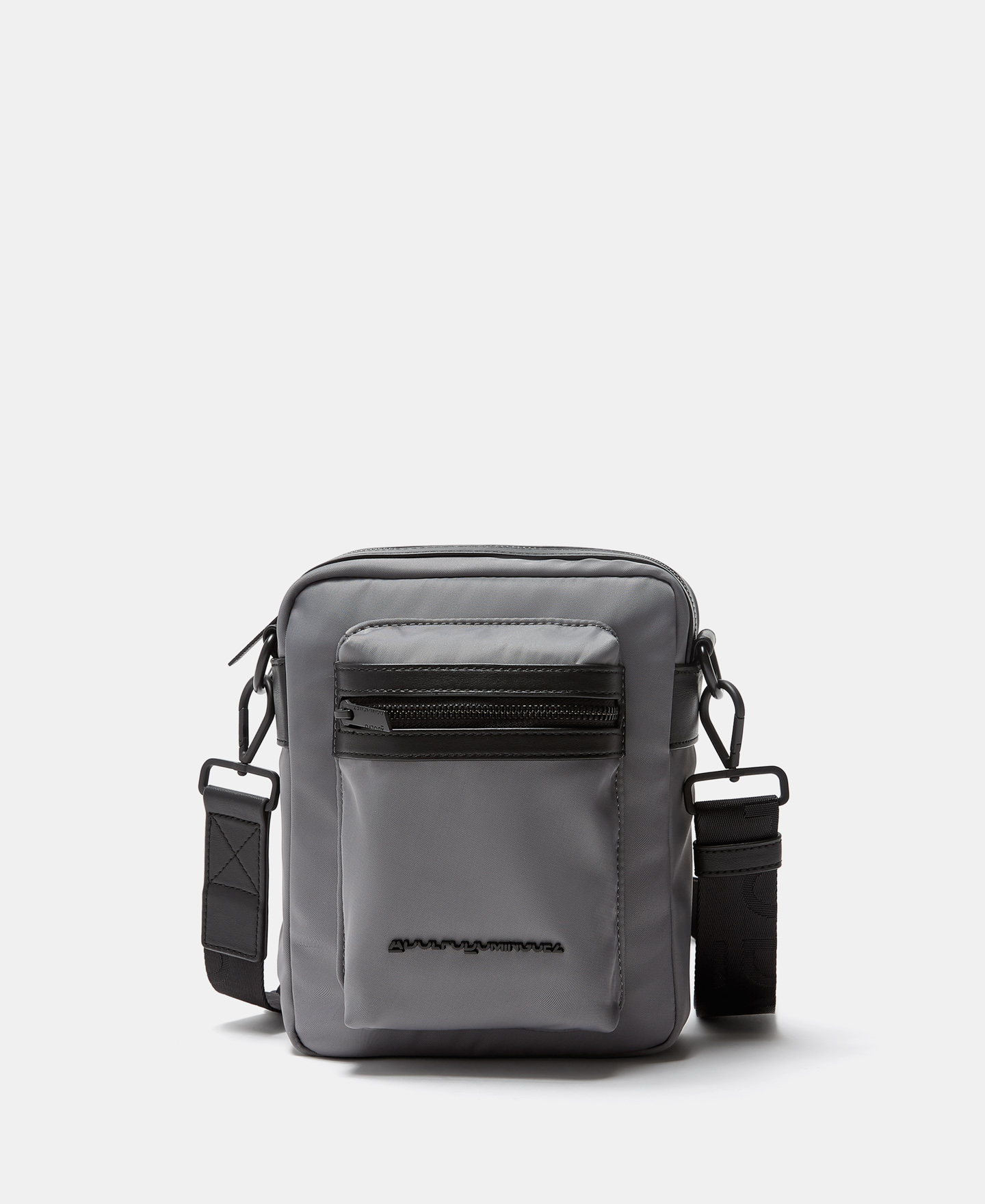 Nylon crossbody bag with logoed strap image number 0