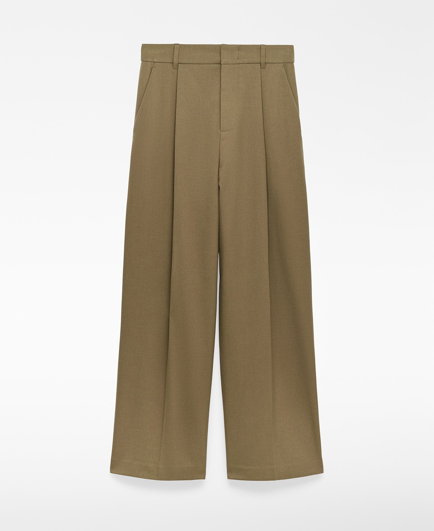 Wide-leg tailored trousers woman image number 4