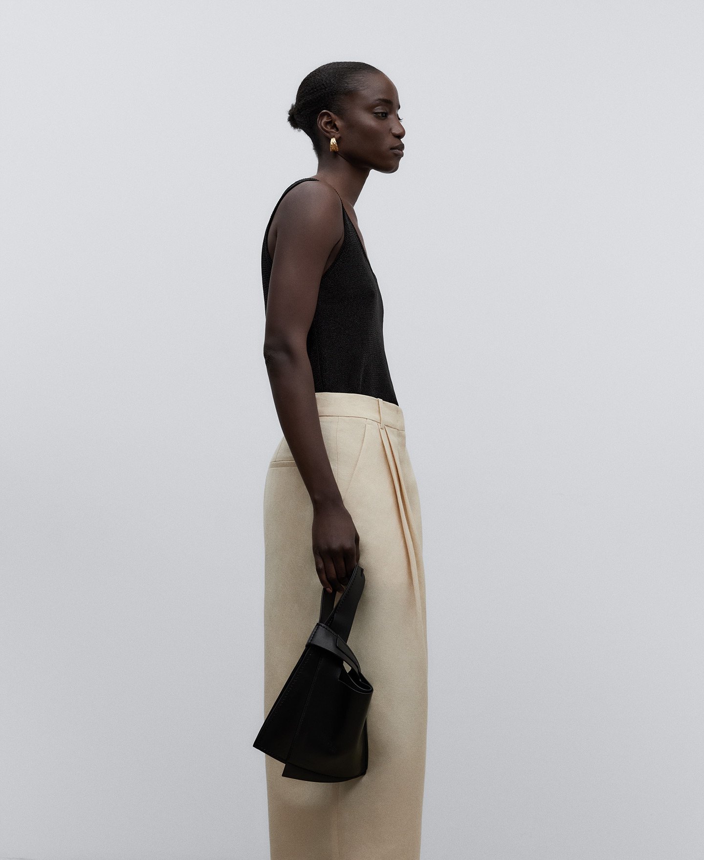 Bolso cóctel en piel responsable mujer image number 4