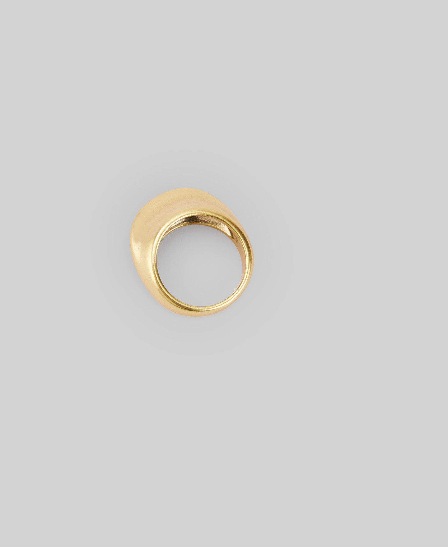 Anillo circular aplanado mujer image number 2