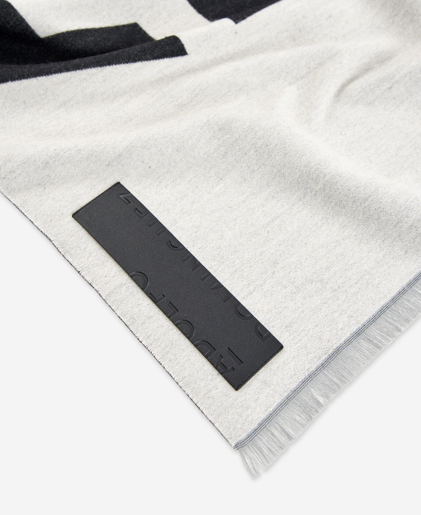 Tow-tone maxi logo scarf image number 2