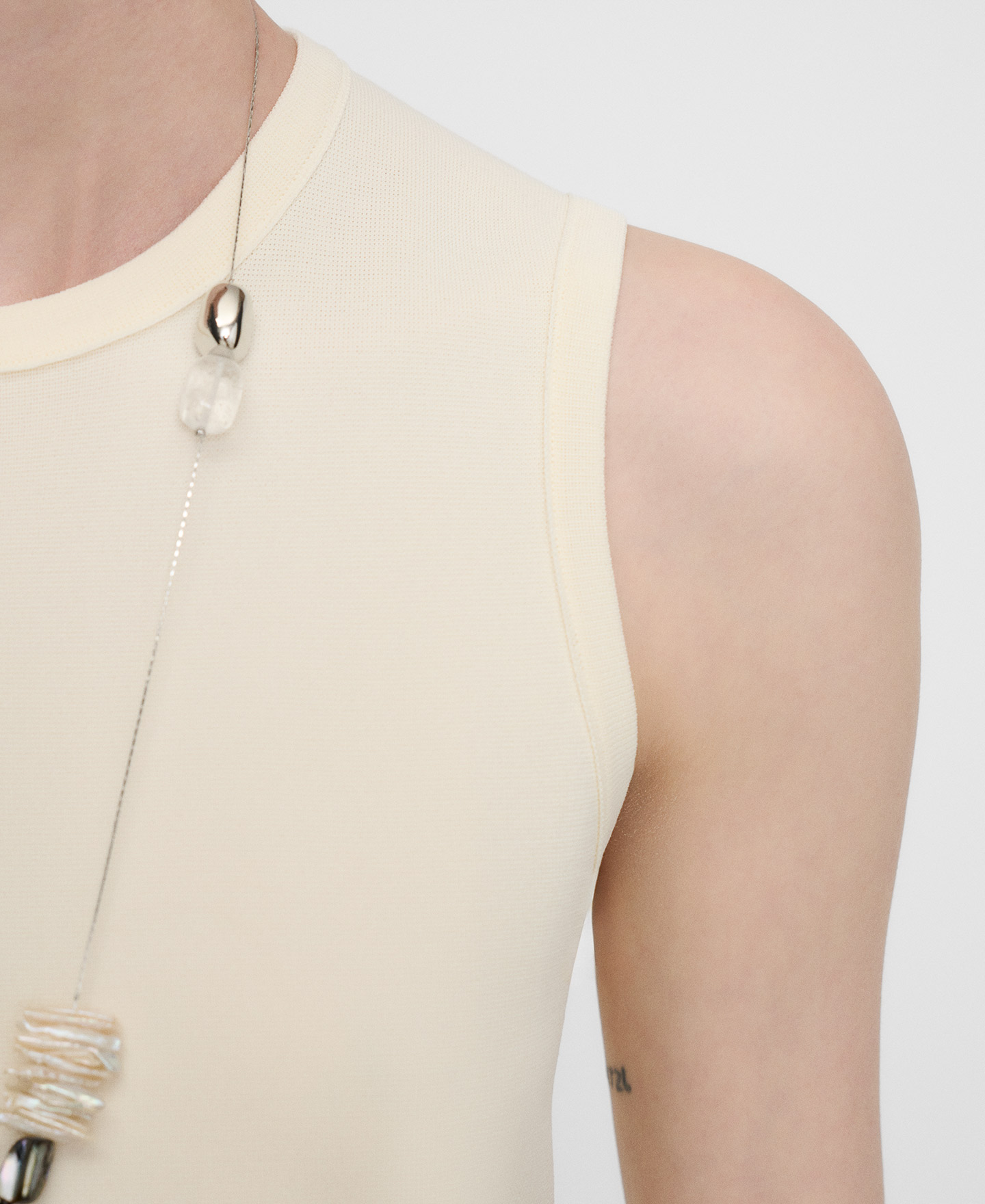 Knit tank top image number 3