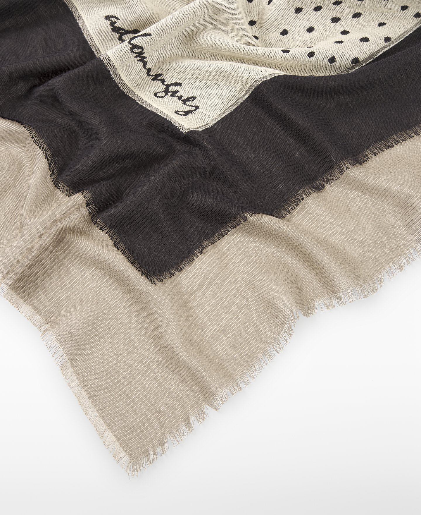 Overlay pieces printed scarf woman image number 2