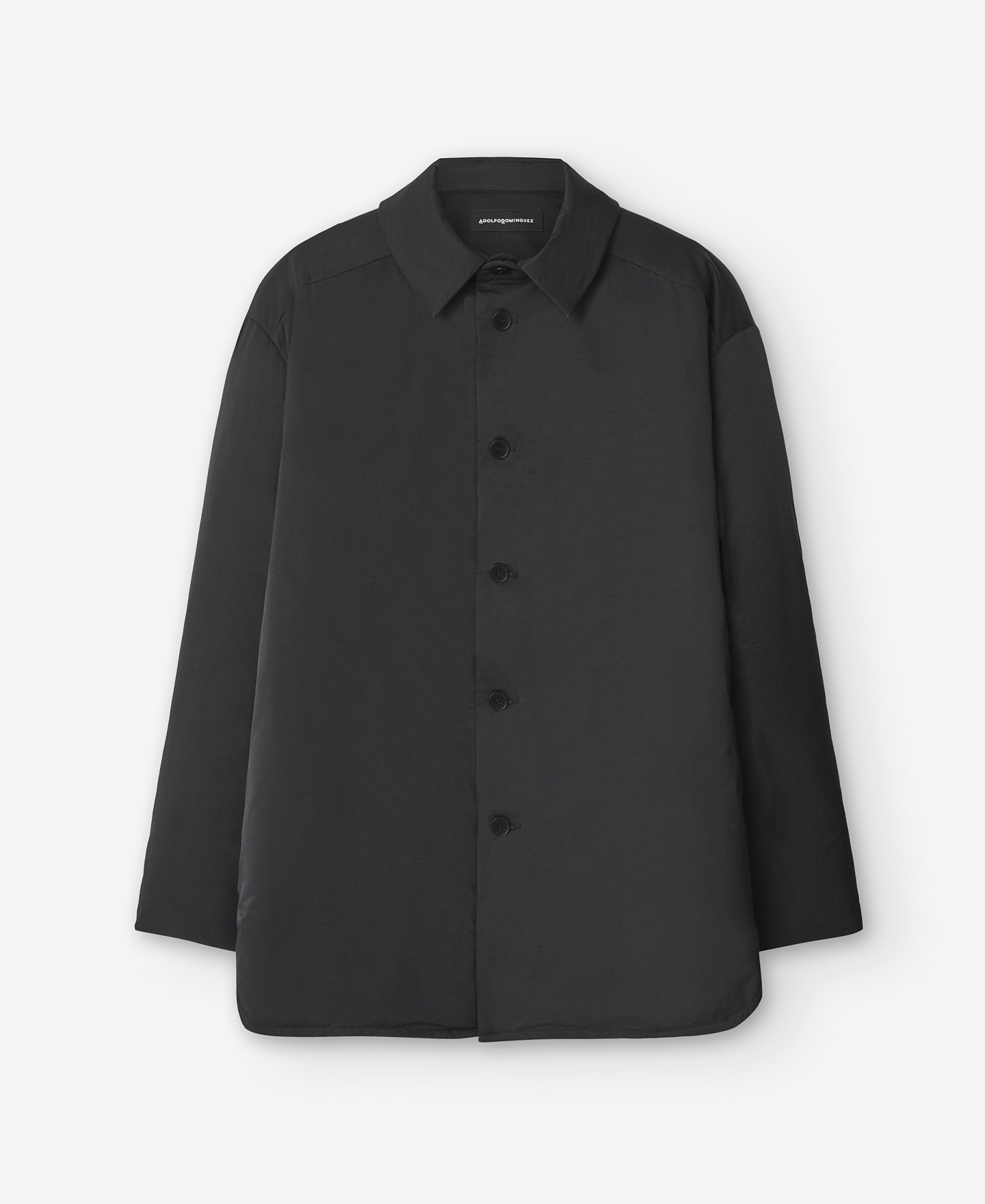 Black padded jacket for men image number 4