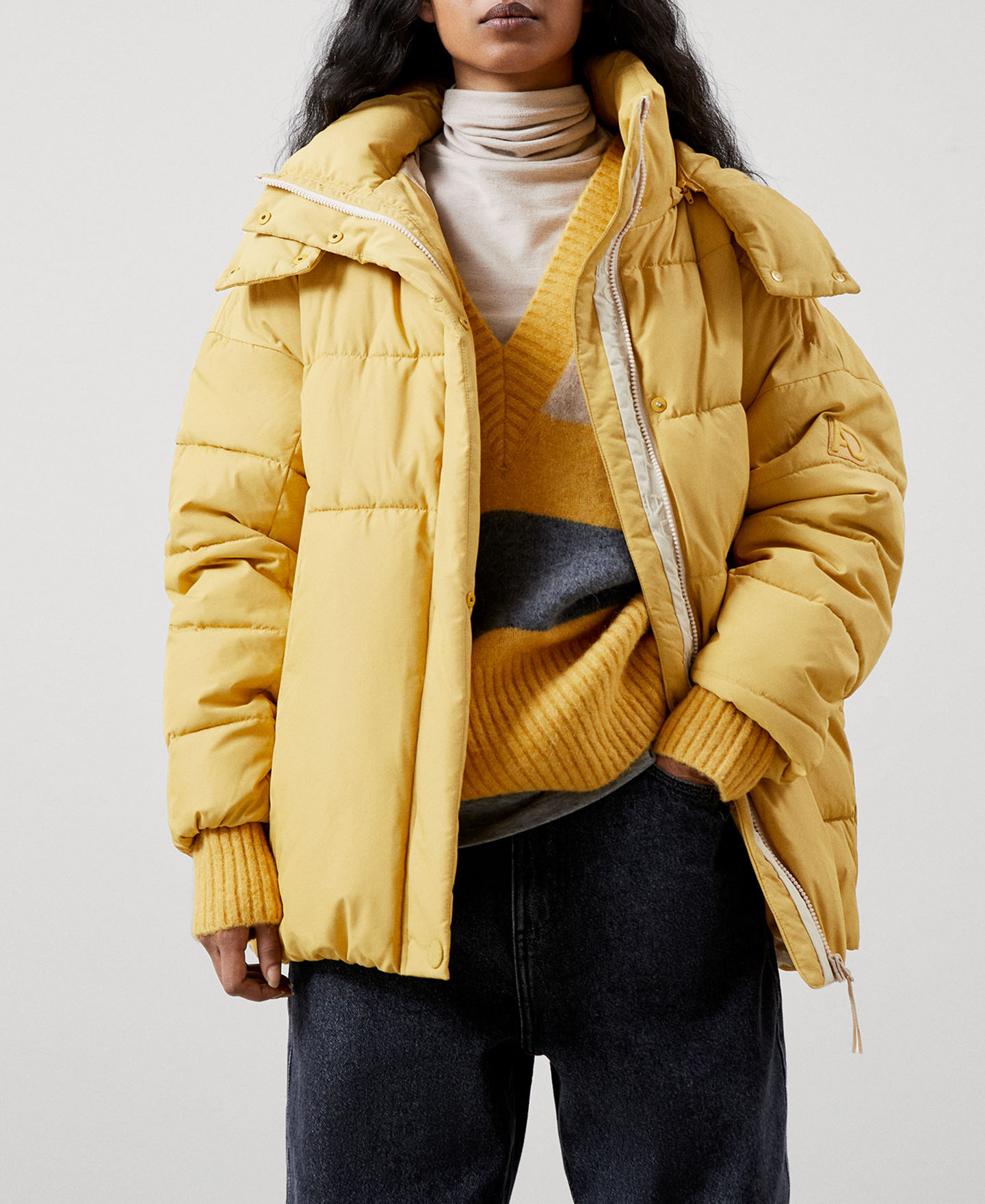 Chaquetón acolchado capucha desmontable image number 0